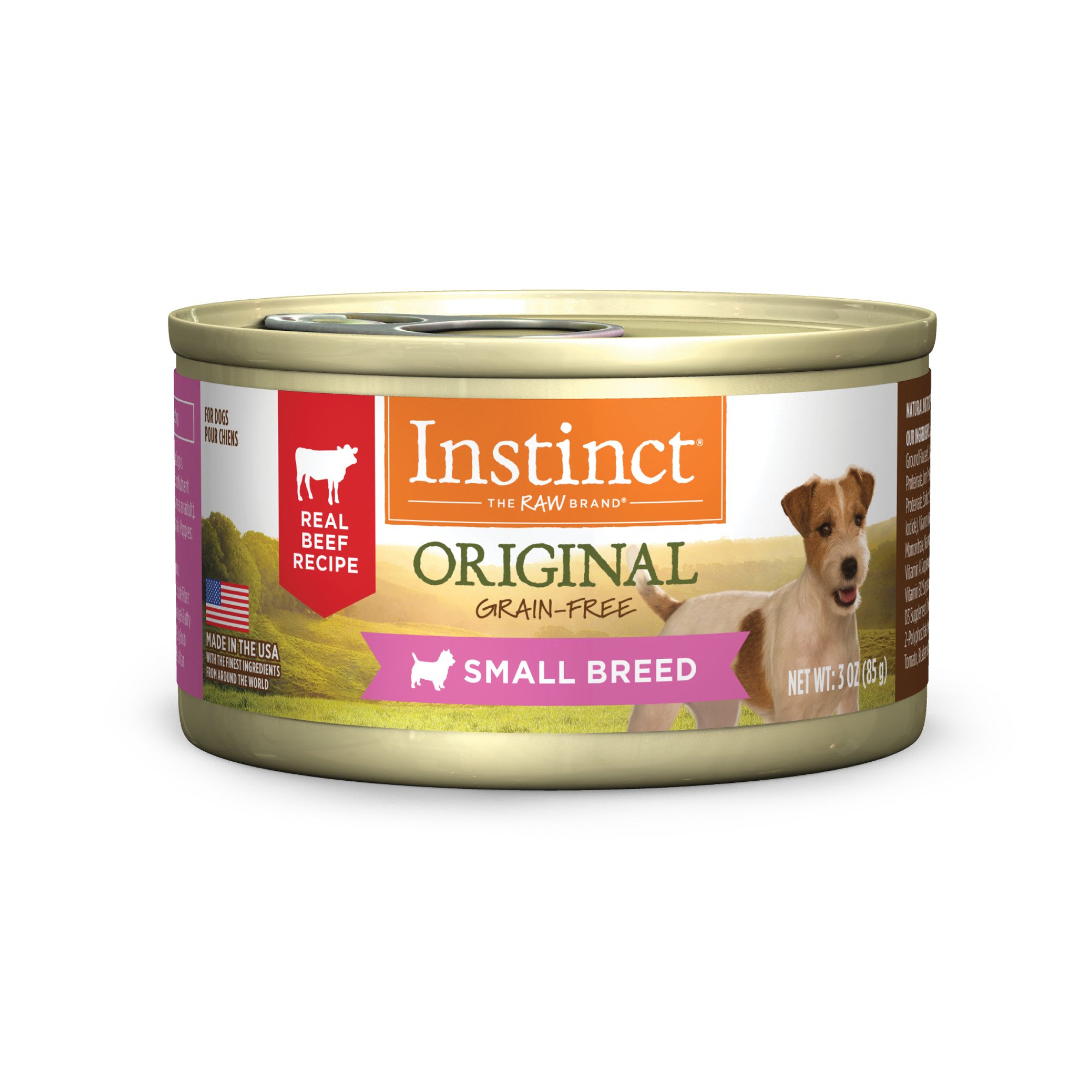 Nature's Variety Instinct Small Breed Grain Free Beef Canned Dog Food