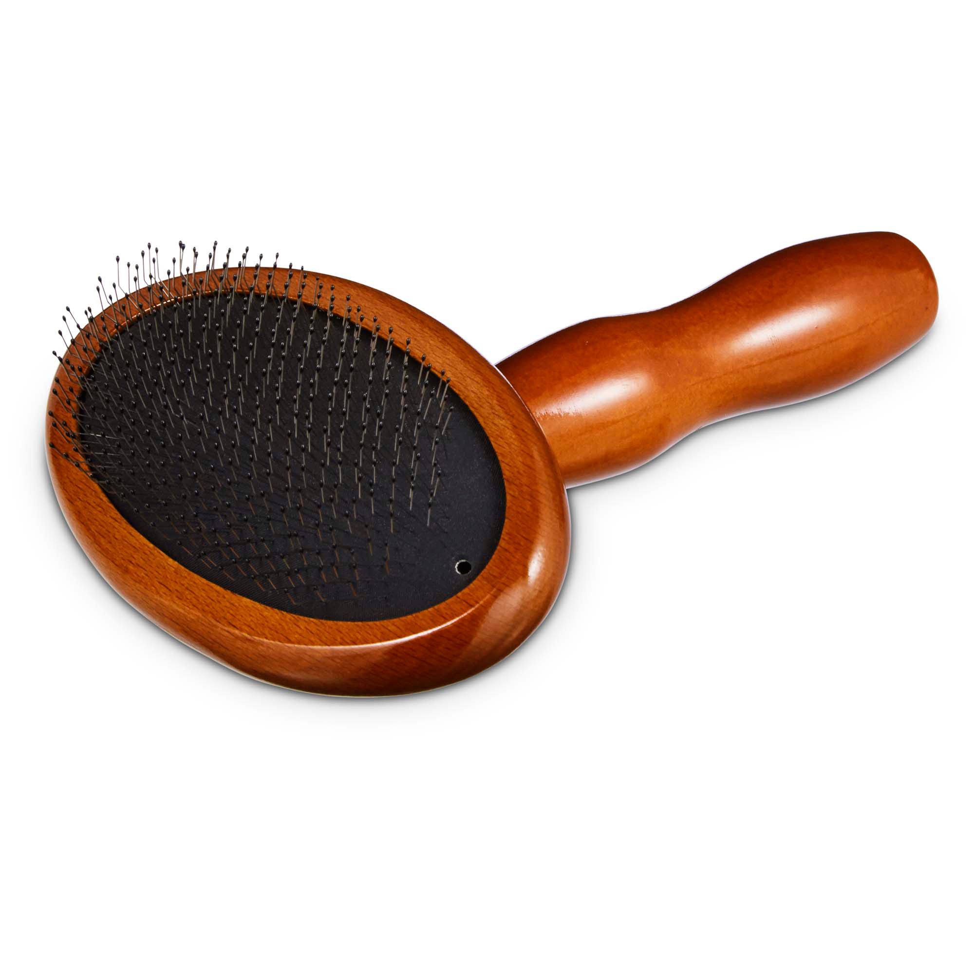 Well & Good Wooden Cushion Slicker Dog Brush Petco