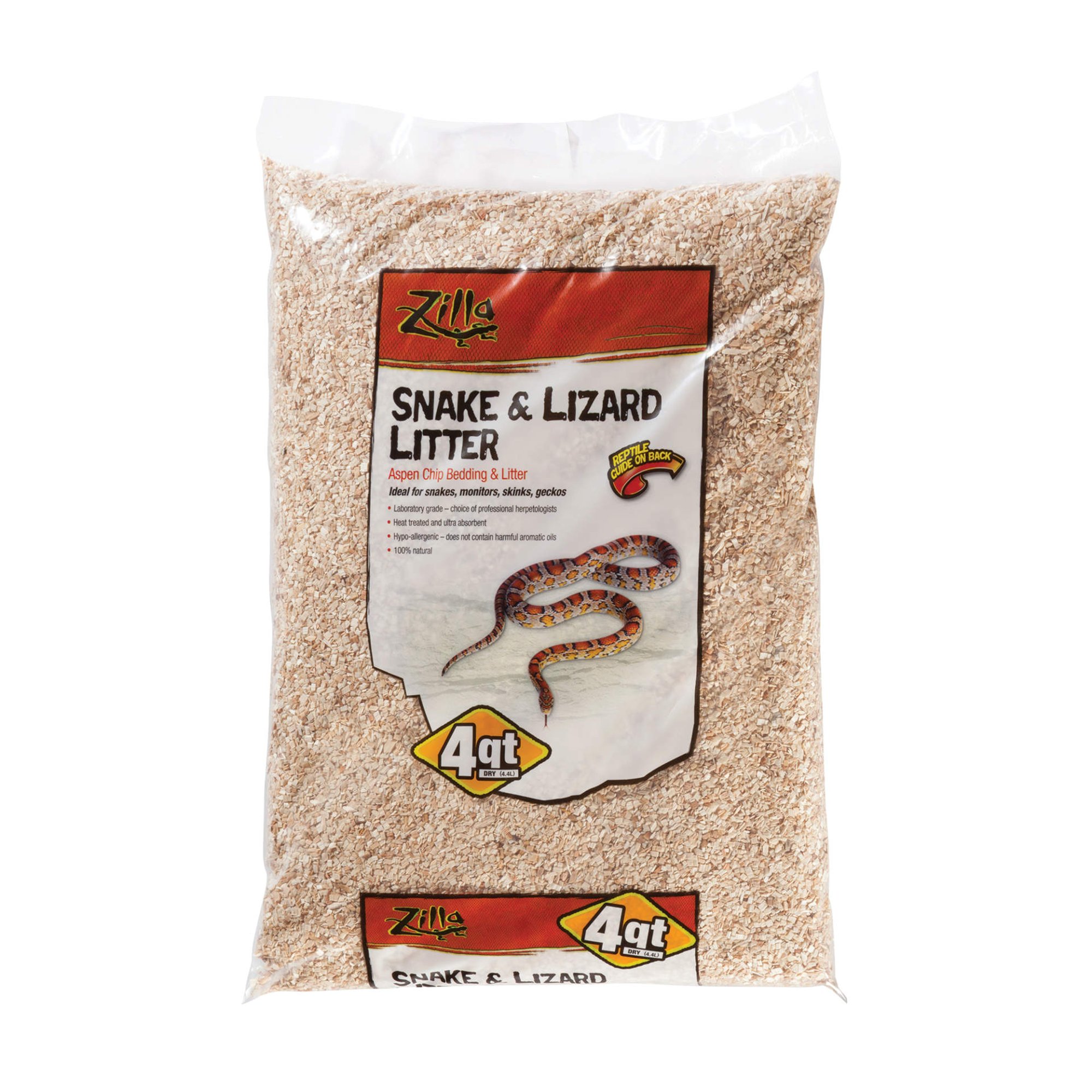 UPC 096316000391 product image for Zilla Snake & Lizard Litter, 4 qt. | upcitemdb.com