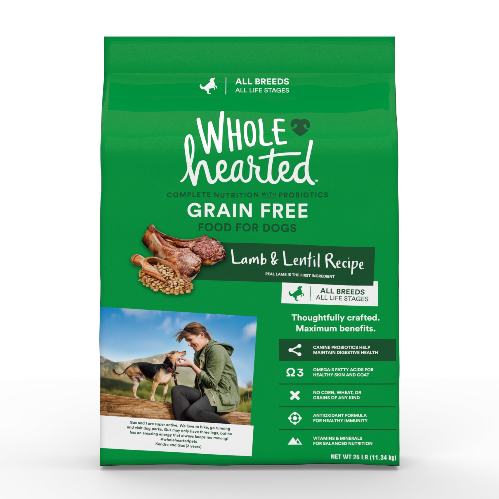 wholehearted lamb dog food