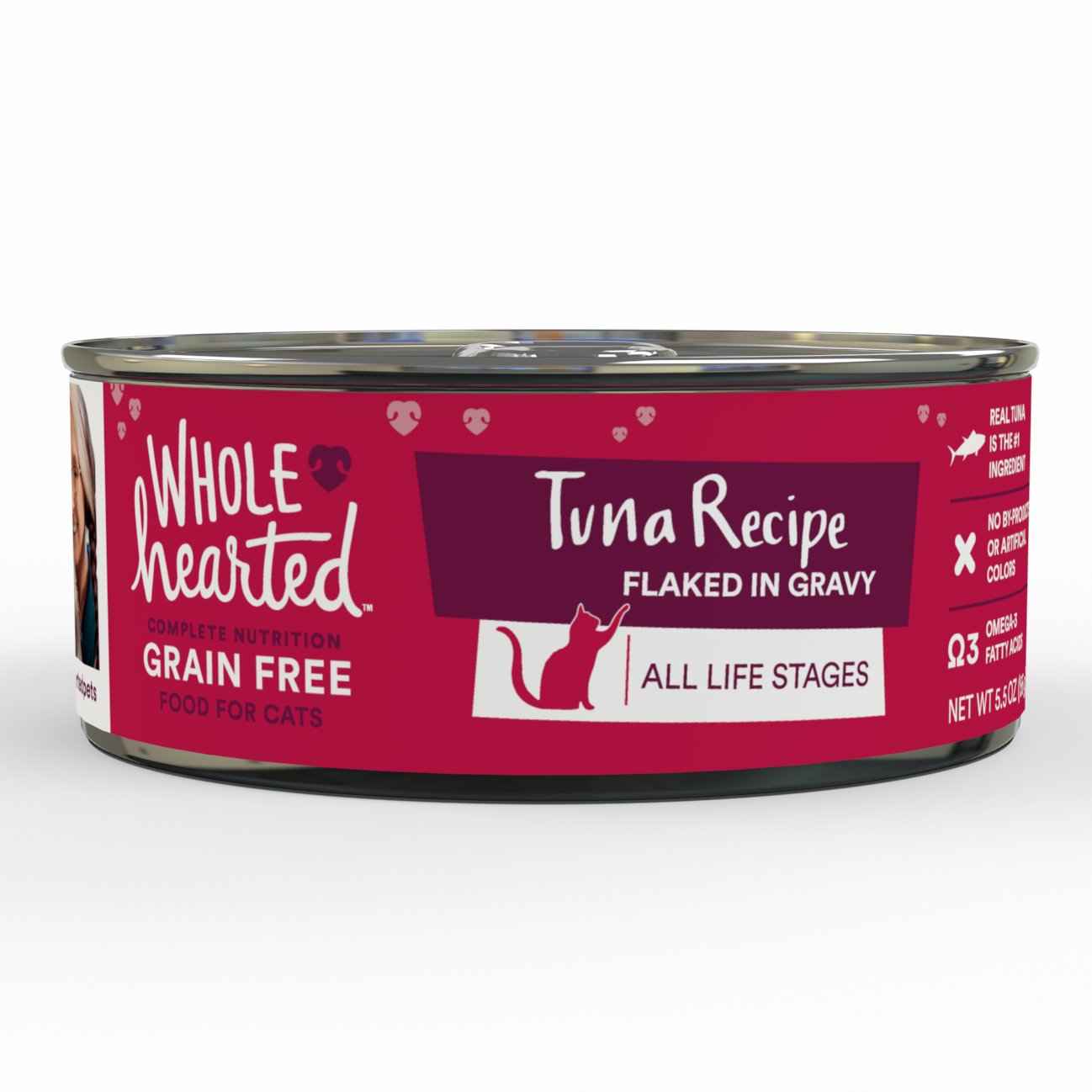 WholeHearted Grain Free Tuna Recipe Flaked in Gravy All Life Stages Wet
