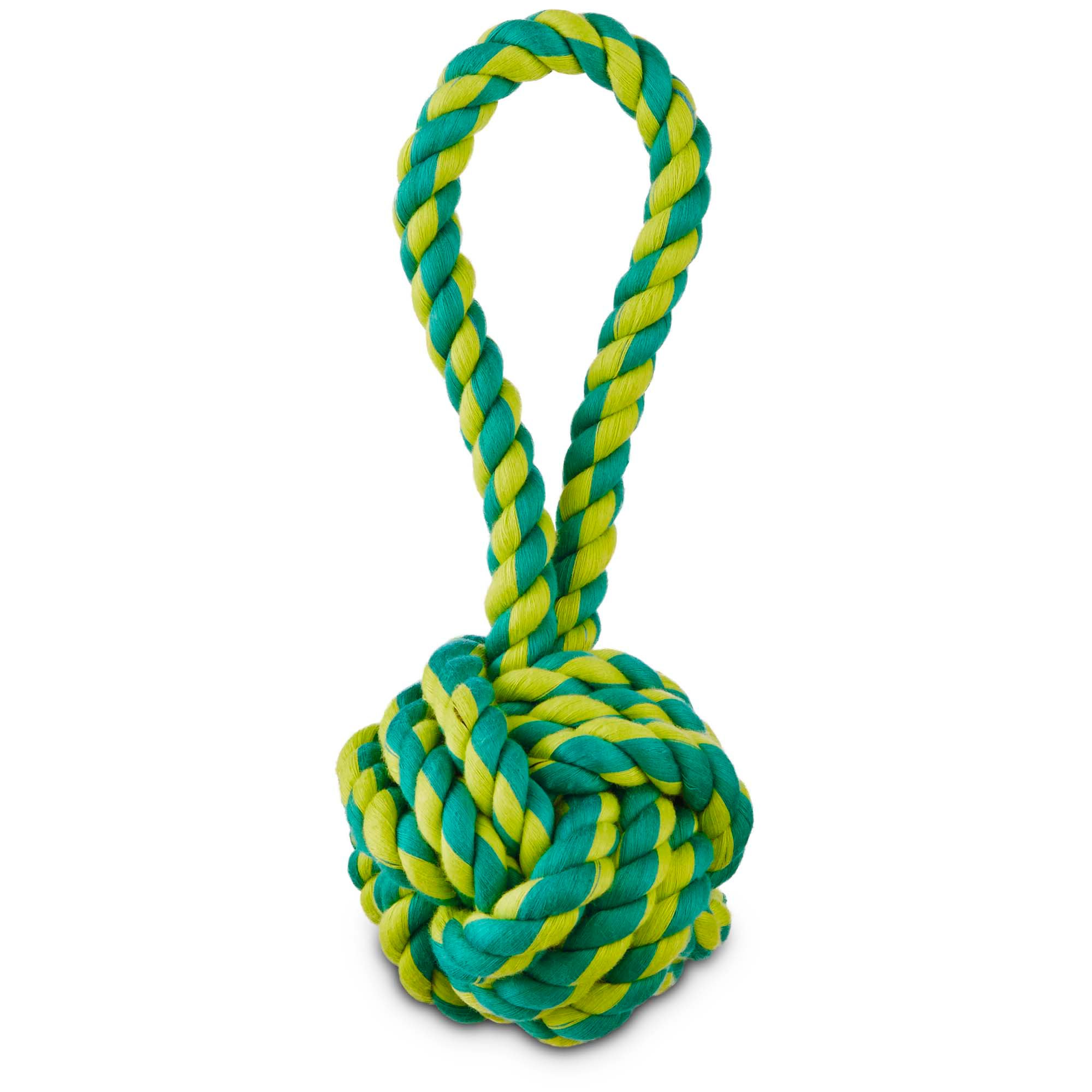 rope ball dog toy