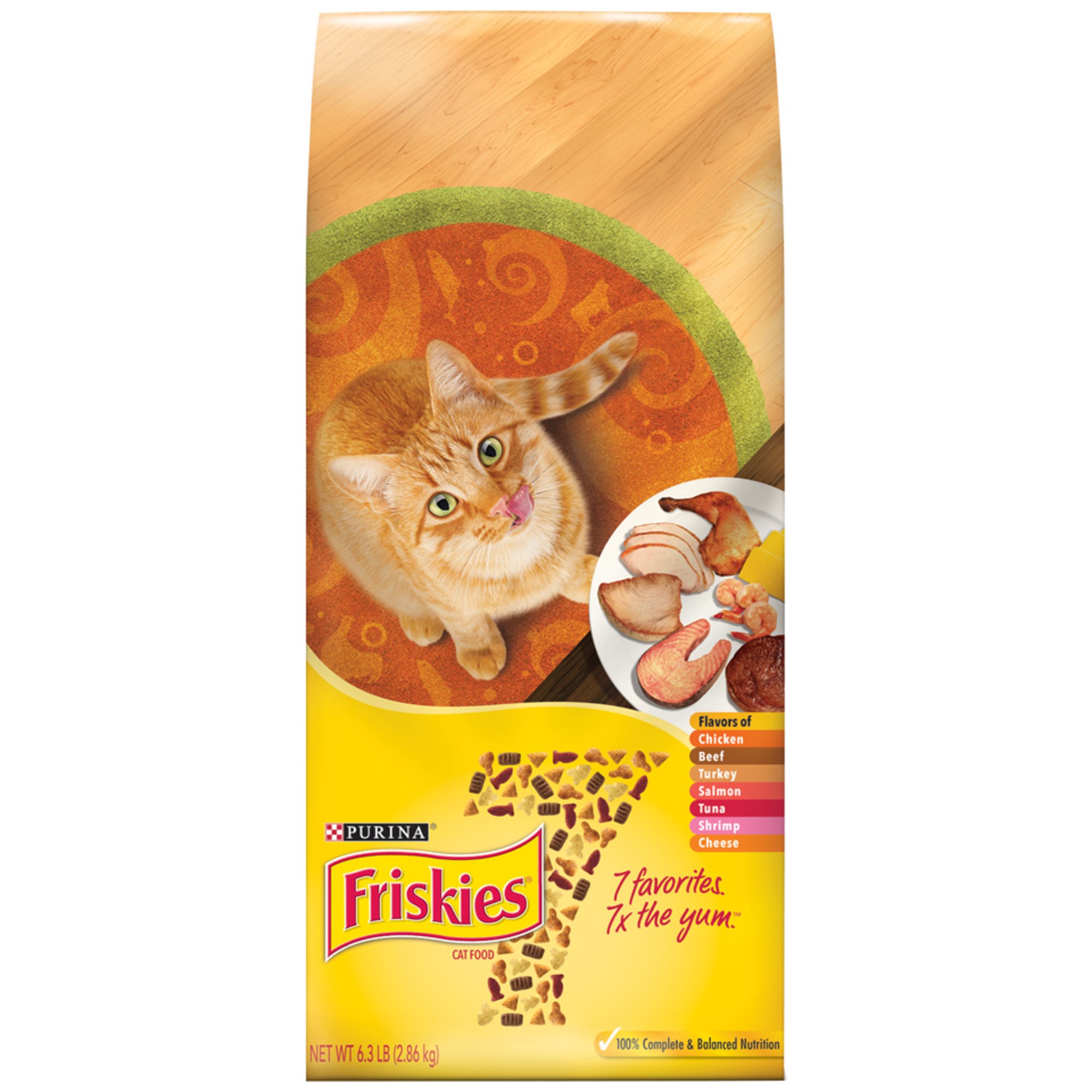 UPC 050000960705 product image for Purina Friskies 7 Dry Cat Food, 6.3 lbs. Bag | upcitemdb.com