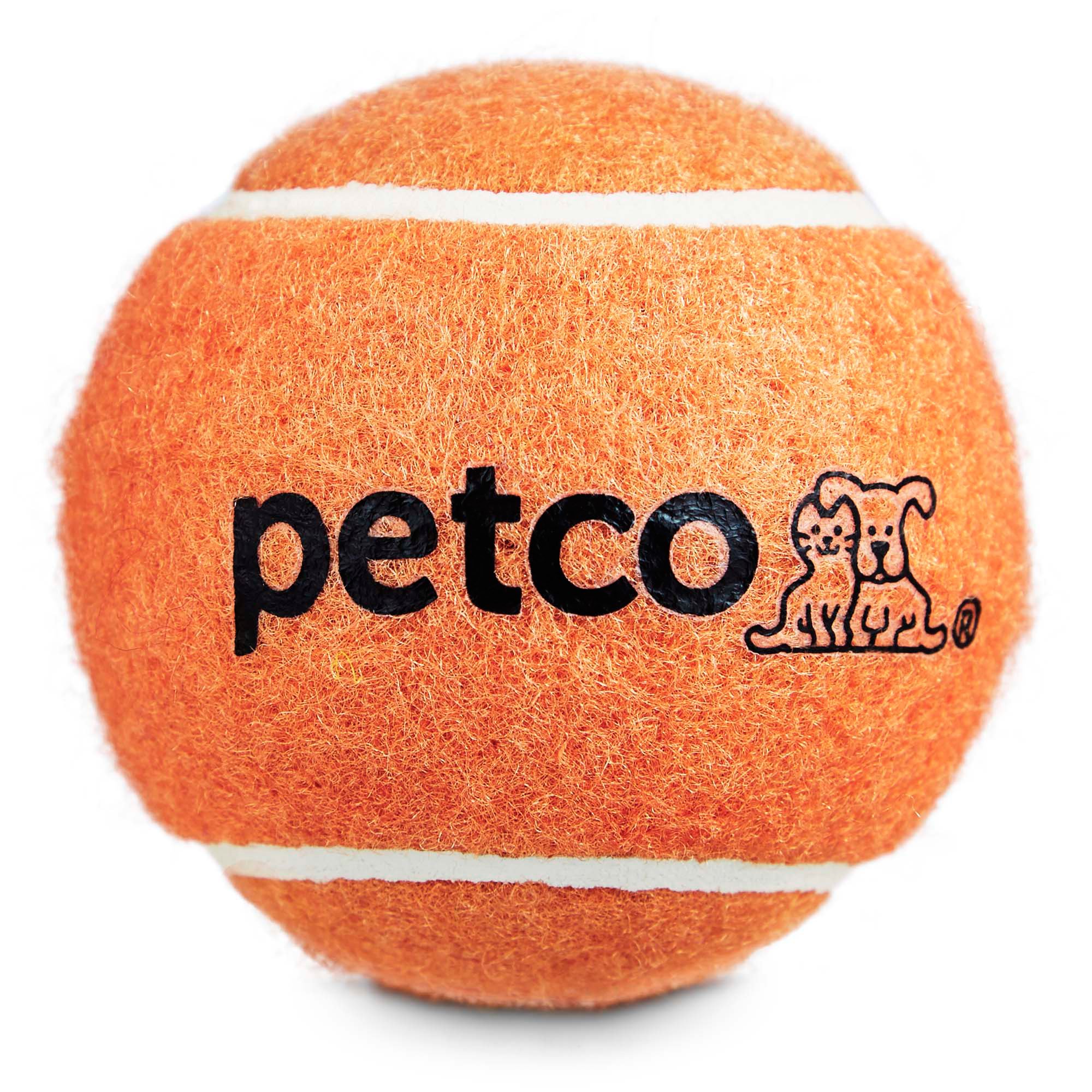 Petco Tennis Ball Dog Toy in Orange Petco