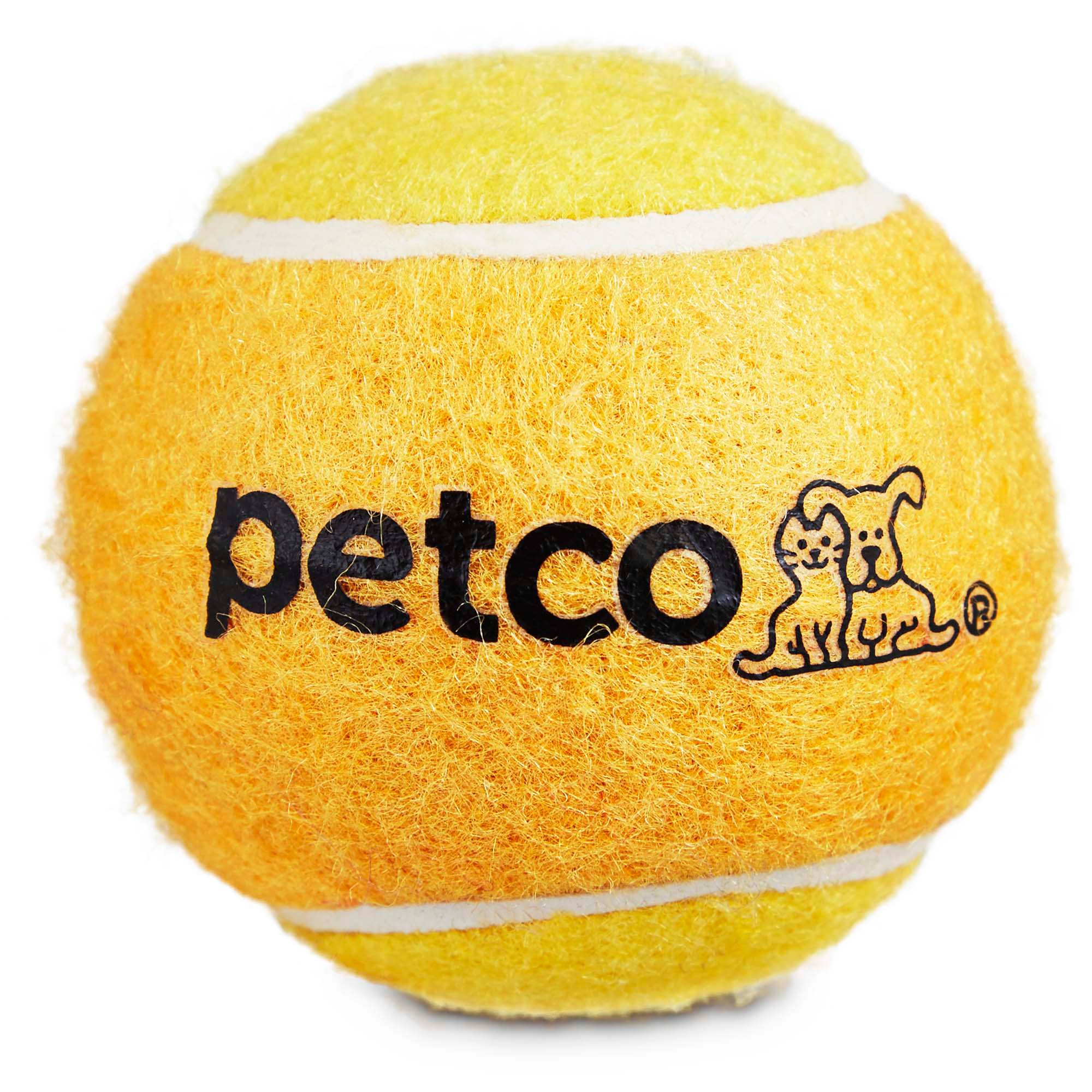 yellow dog ball