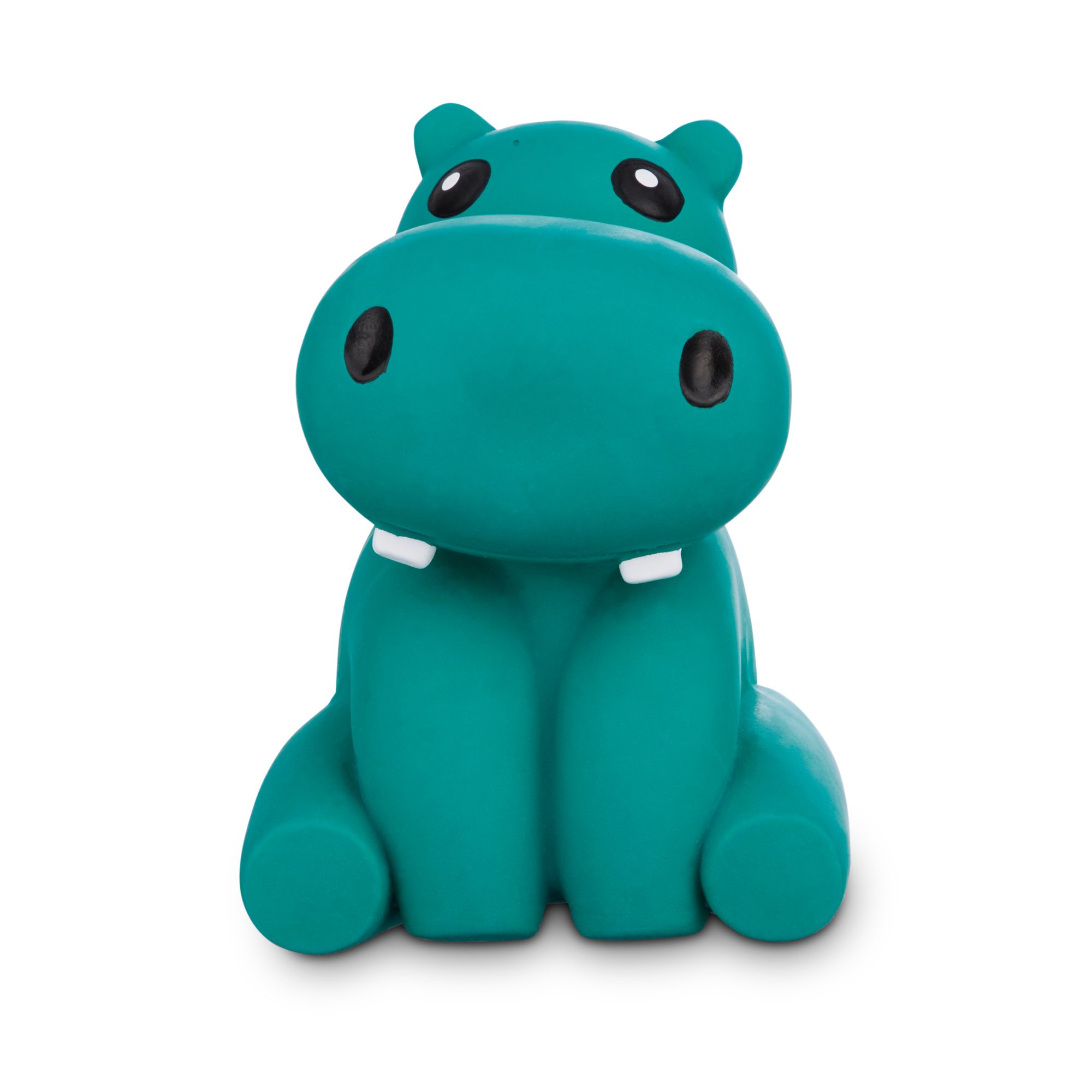 Leaps & Bounds Chomp and Chew Latex Hippo Dog Toy Petco