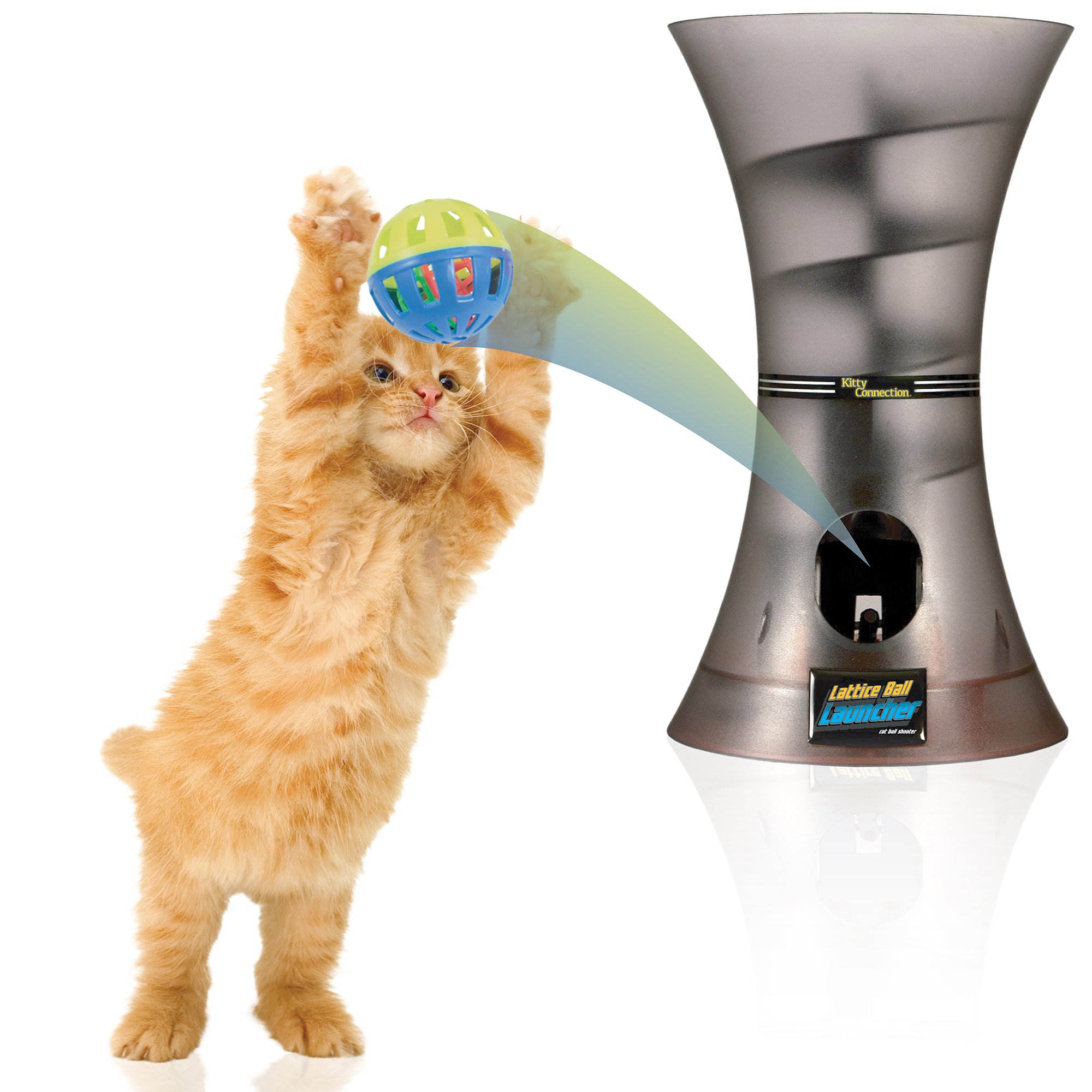 Innovation Pet Kitty Connection Lattice Ball Launcher Cat ...