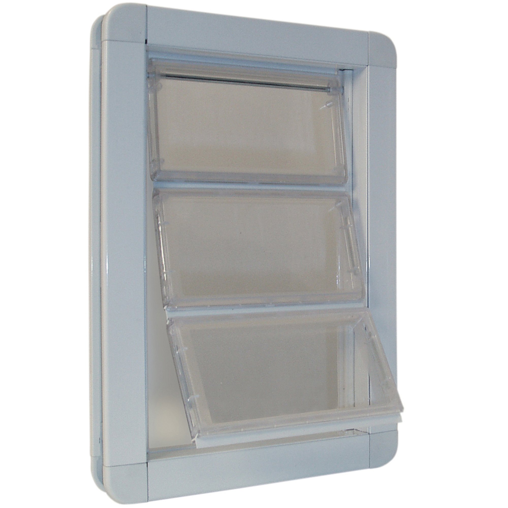 Perfect Pet Premium Draft Stopper Pet Door White 7in X 2 125in X
