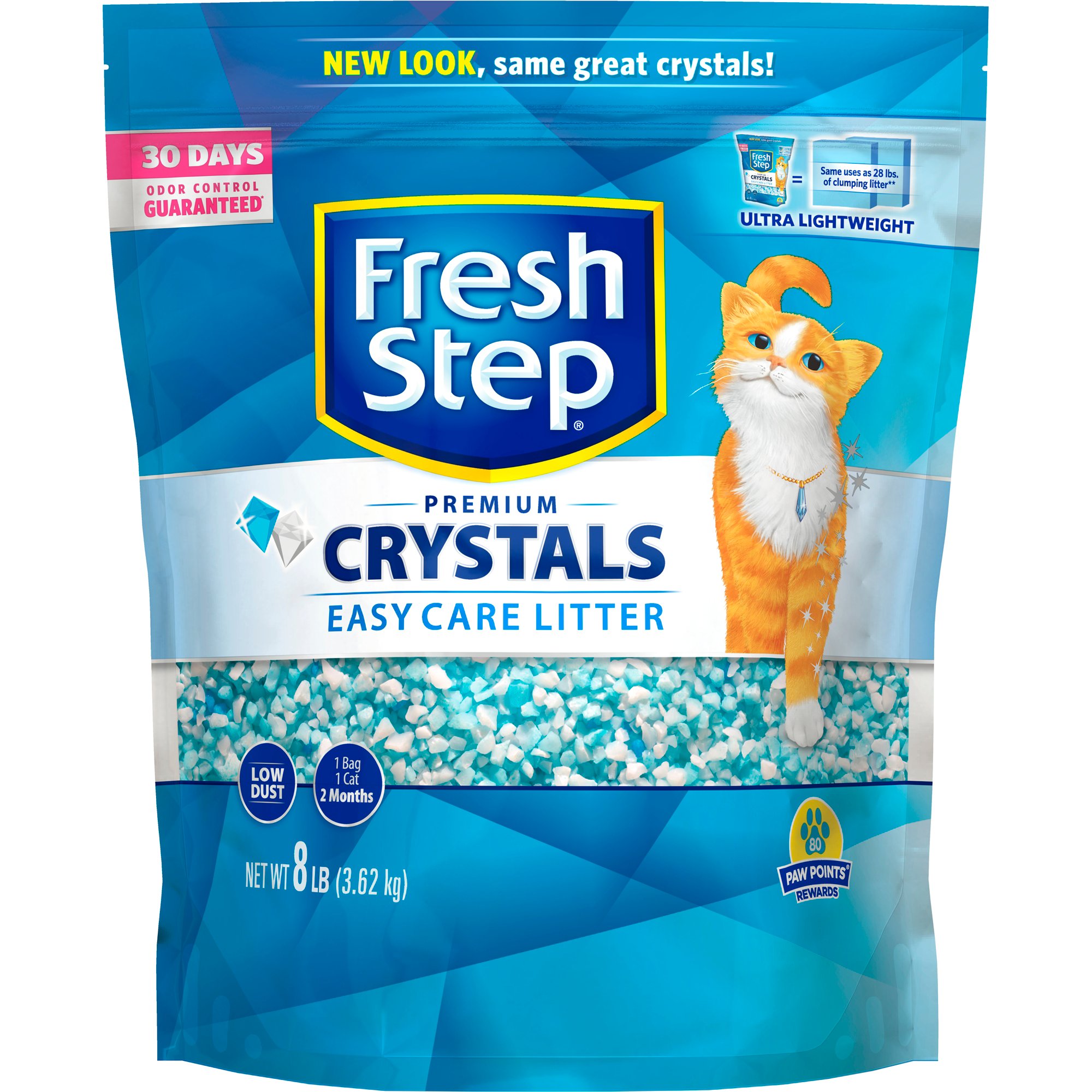 Fresh Step Scented Crystals Premium Cat Litter, 8 lbs ...