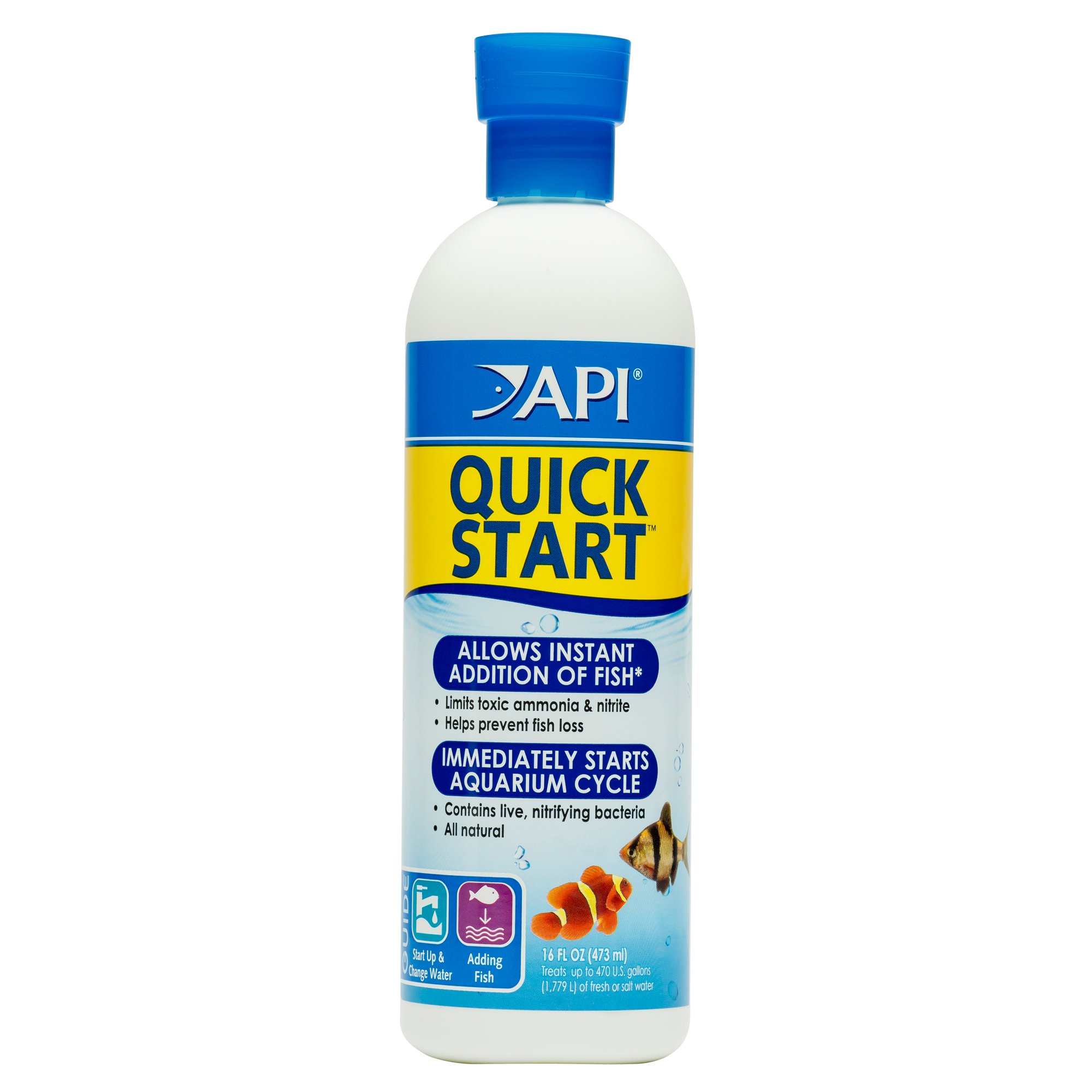 API QUICK START Freshwater and Saltwater Aquarium Nitrifying Bacteria