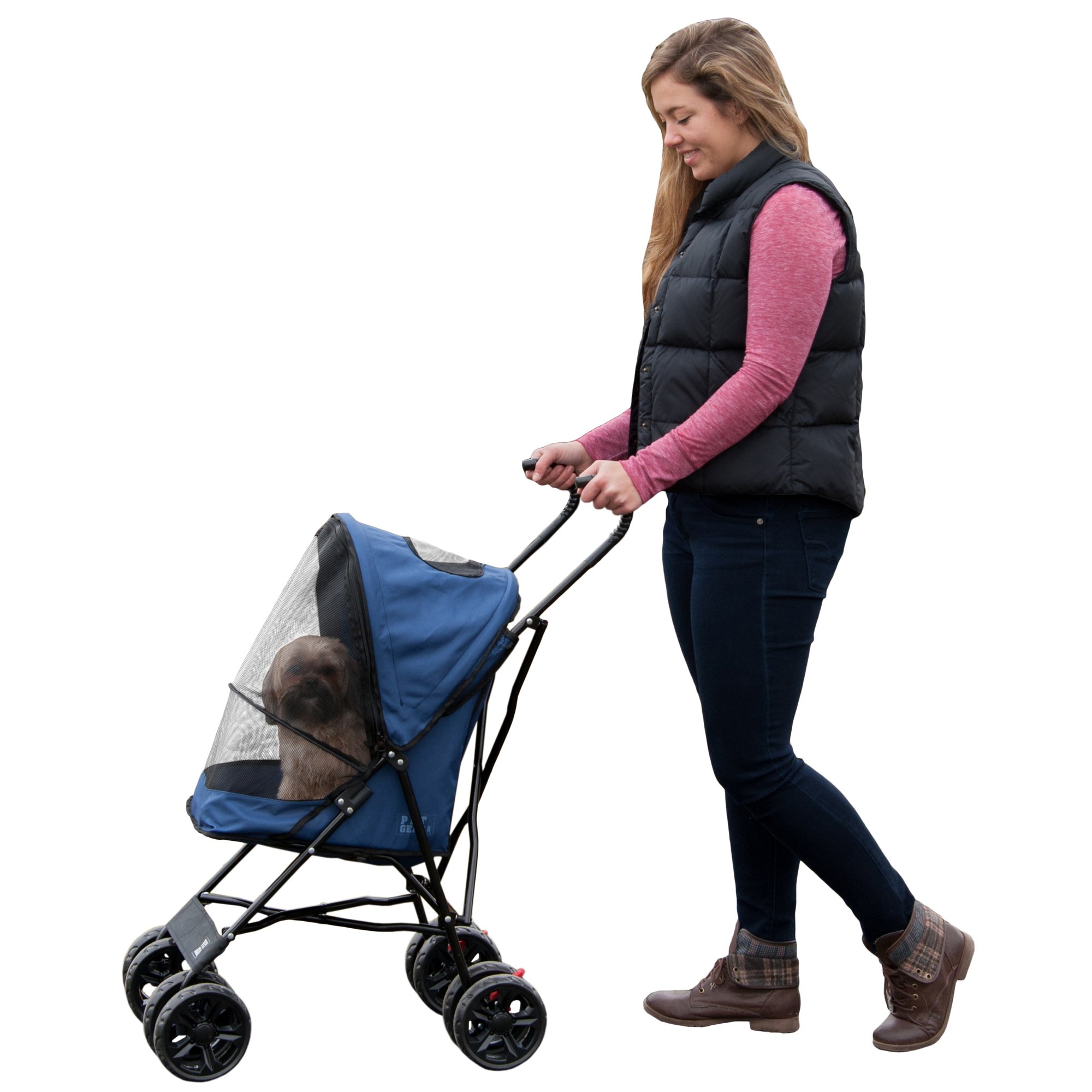 Pet Gear Travel Lite Pet Stroller in Navy  Petco