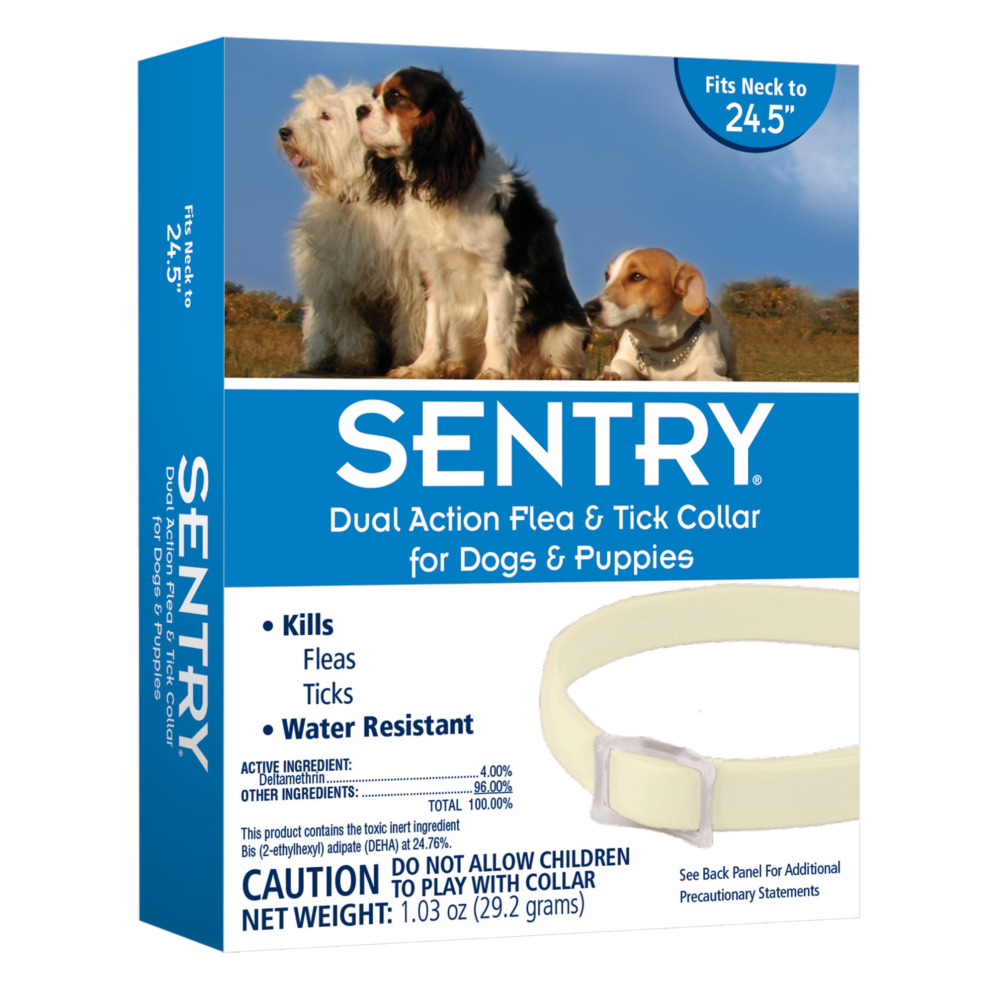 Sentry Dual Action Flea & Tick Collar for Dogs | Petco