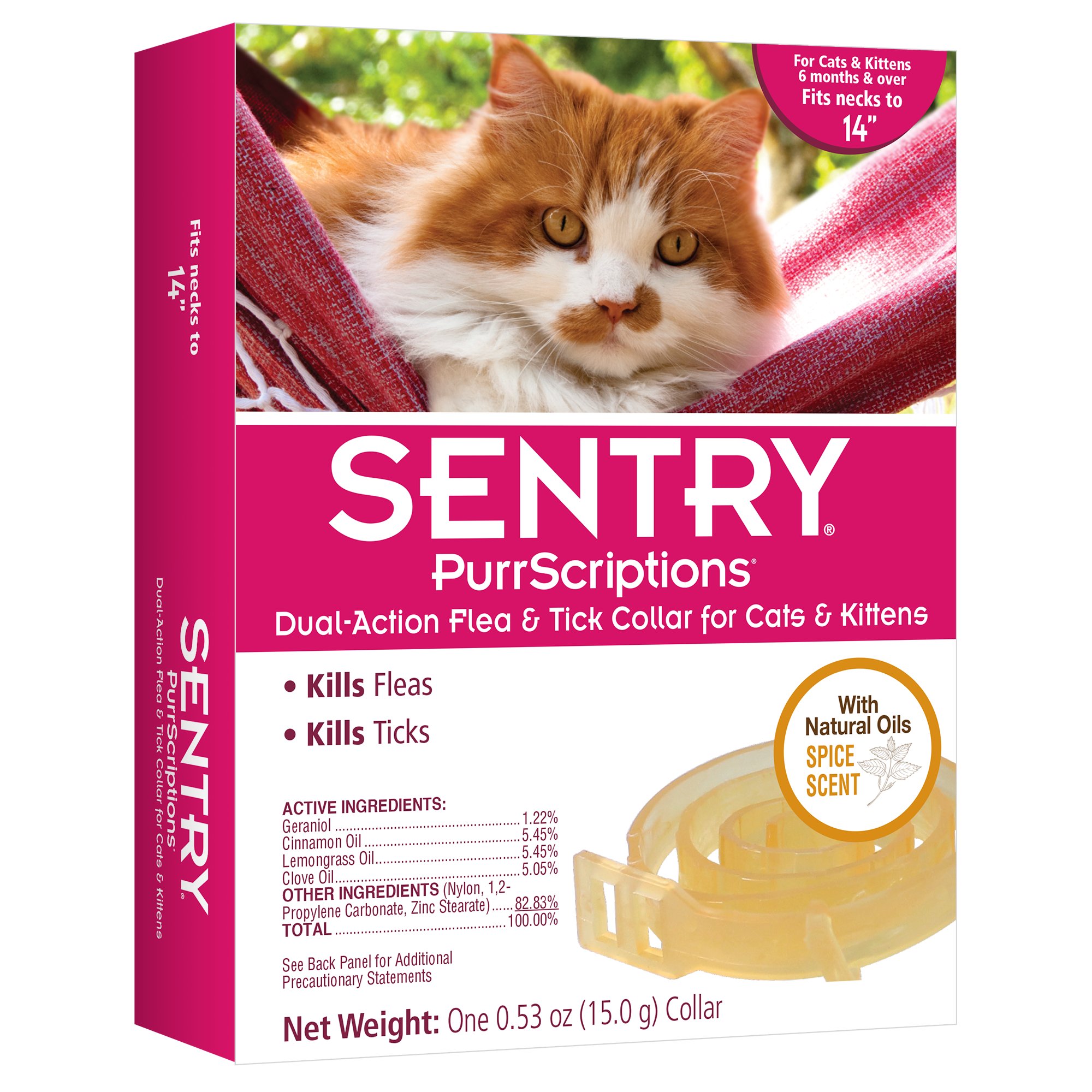 Sentry PurrScriptions Flea & Tick Cat Collars Petco
