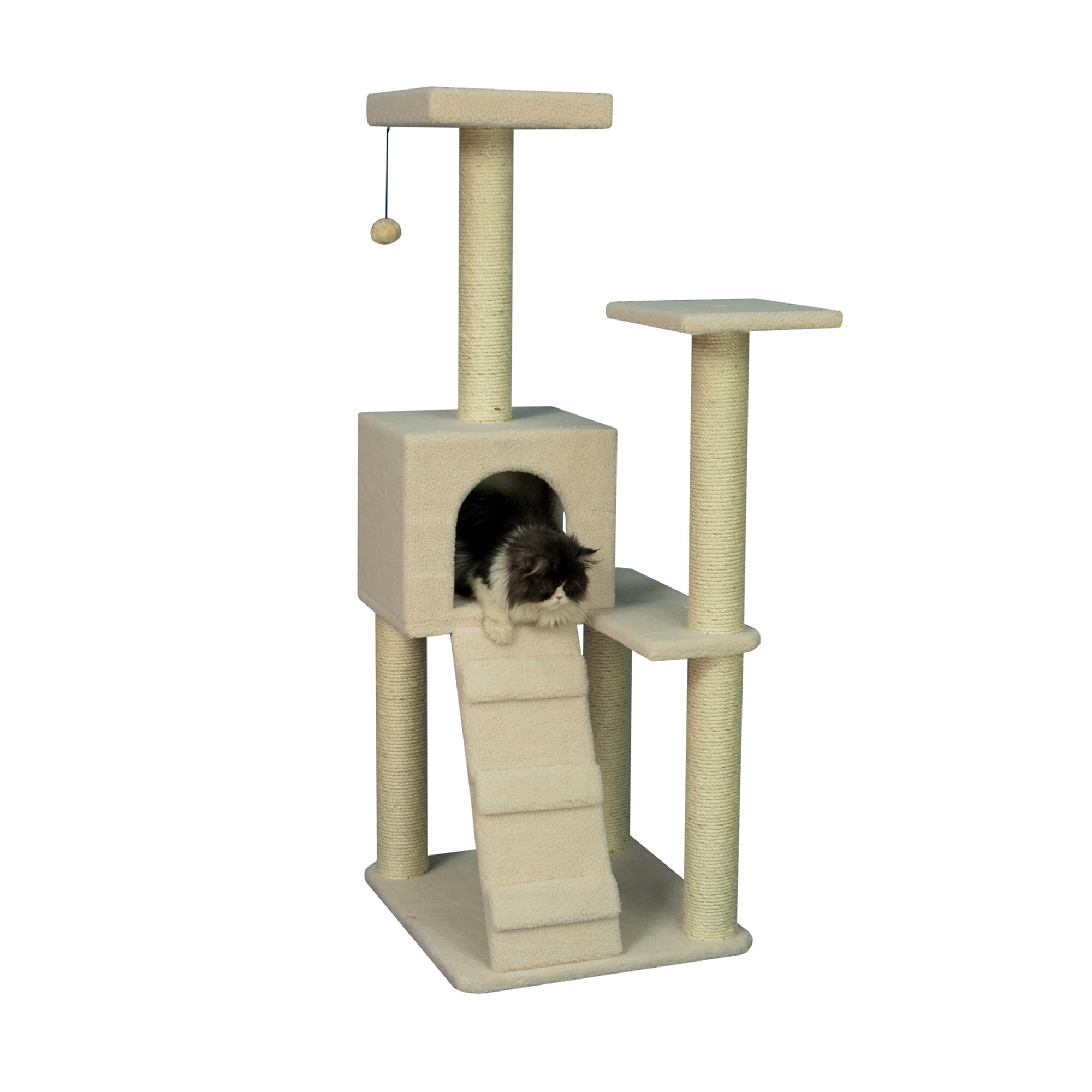 Armarkat Classic Cat Tree B5301 Ivory Petco