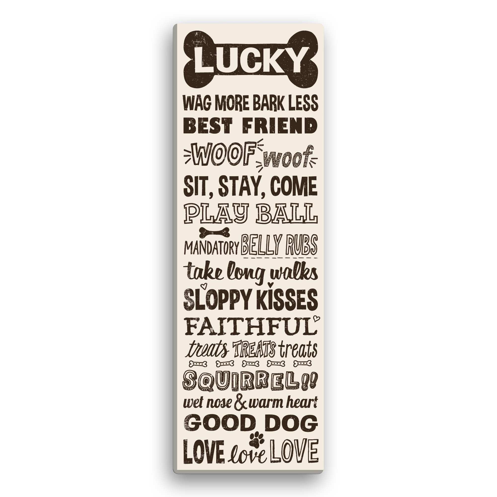 personalized dog canvas