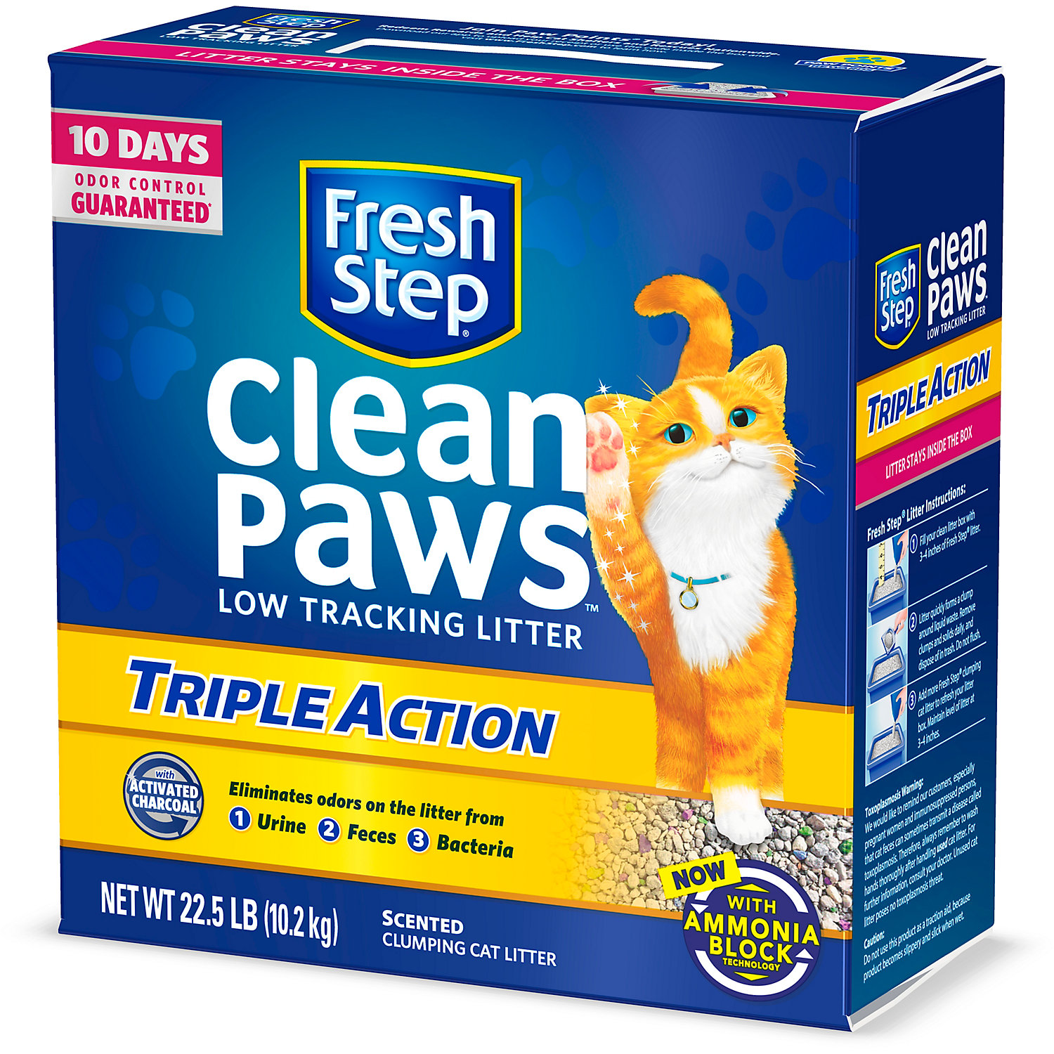UPC 044600318745 Fresh Step Clean Paws Triple Action Clumping Cat