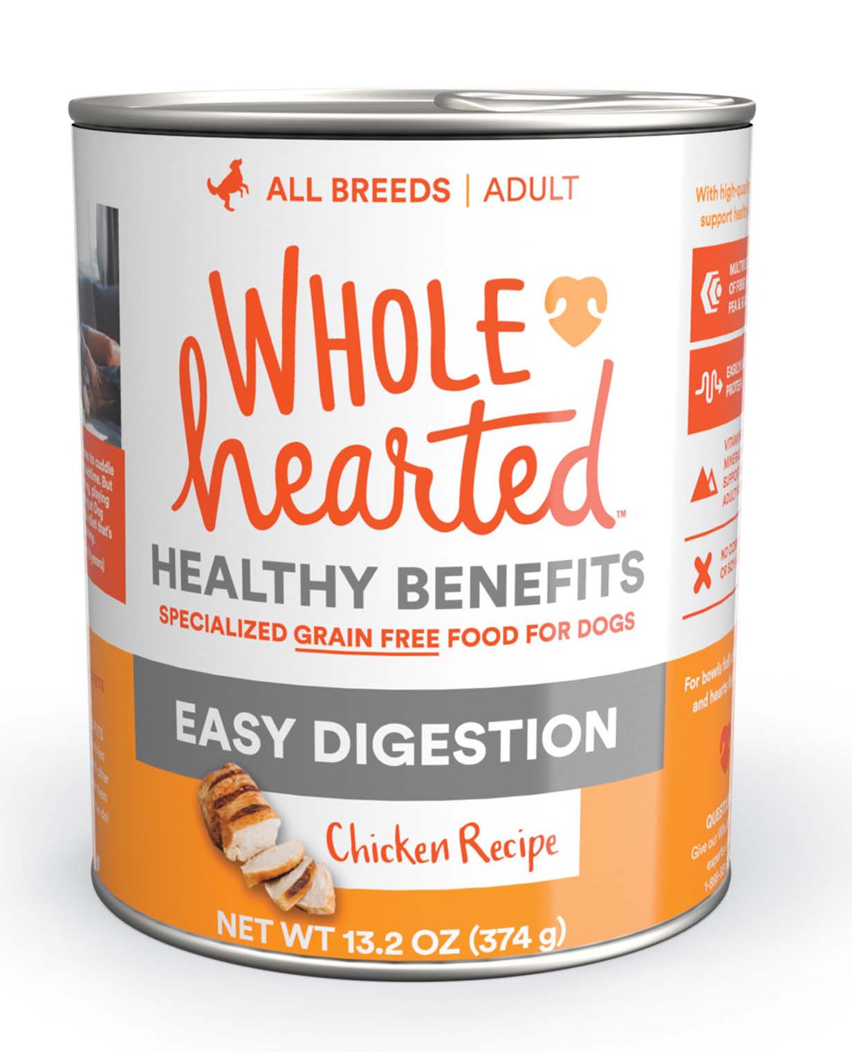 WholeHearted Easy Digestion Chicken Recipe Wet Dog Food Petco