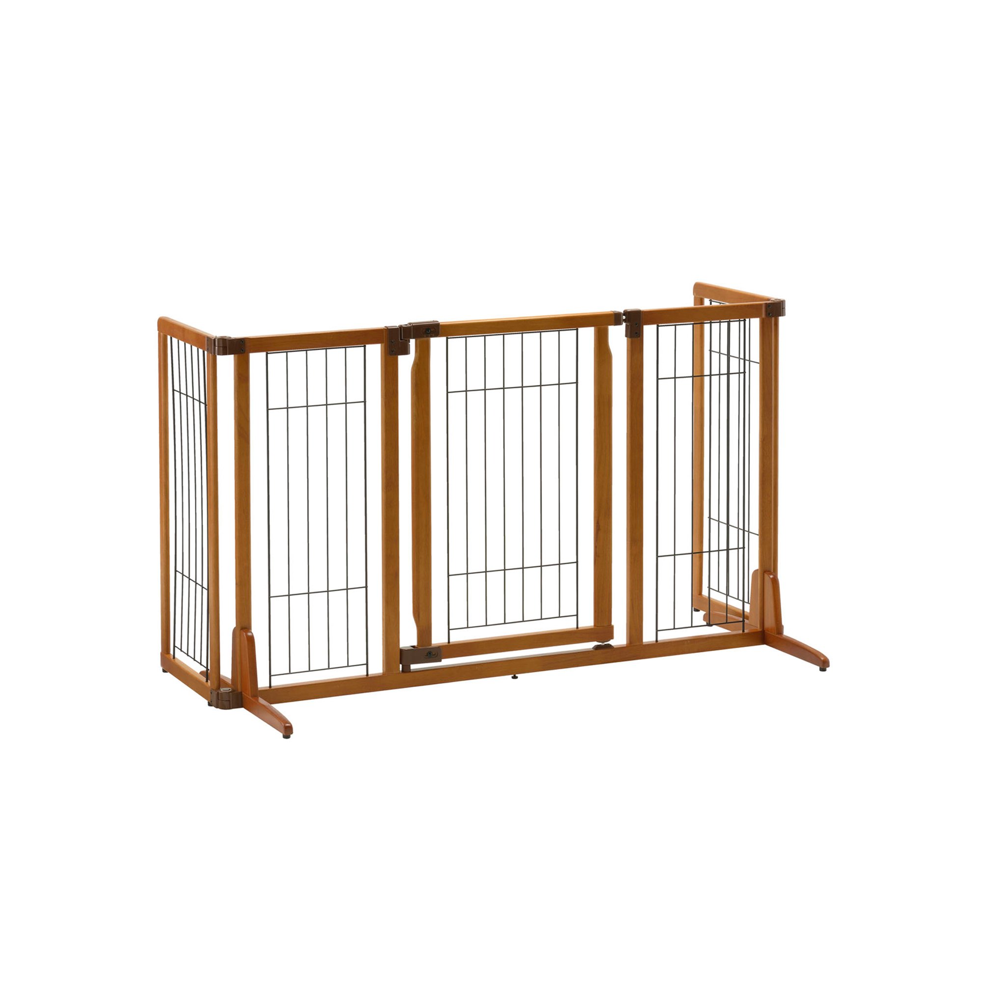 Richell Wide Premium Plus Freestanding Pet Gate 84 3 L X 32 H X