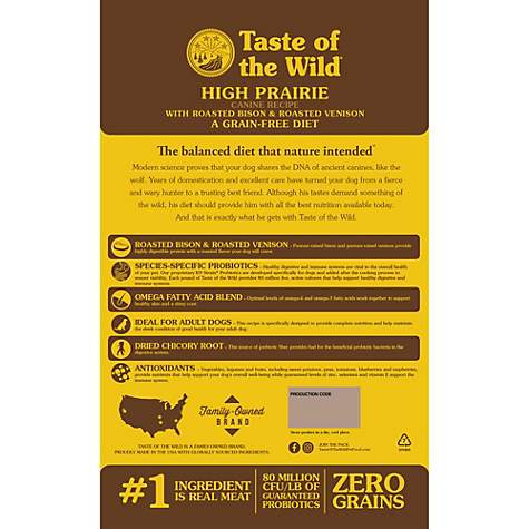 Taste Of The Wild Dog Food Reviews >> Taste Of The Wild High Prairie Grain Free Roasted Bison Venison Dry Dog Food 28 Lbs Taste Of The Wild Dog Food Reviews >> Taste Of The Wild High Prairie Grain Free Roasted Bison Venison Dry Dog Food 28 Lbs
