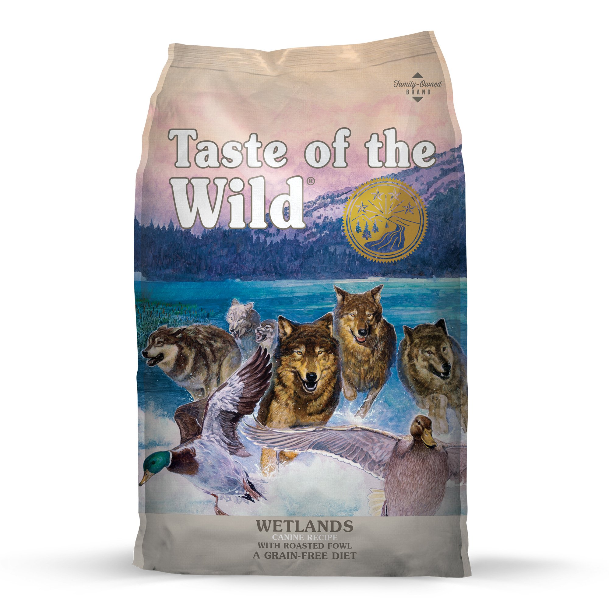 UPC 074198609567 product image for Taste of the Wild Wetlands Grain-Free Roasted Duck Dry Dog Food, 30lbs | upcitemdb.com