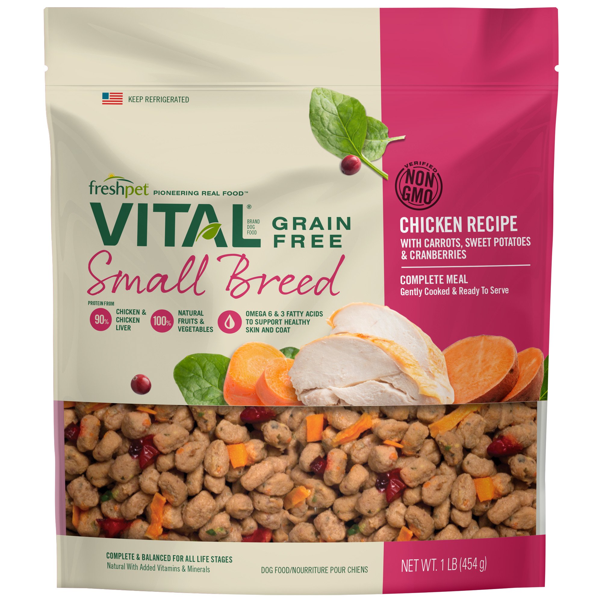 Freshpet Vital Grain Free Small Breed Complete Meals Wet Dog Food | Petco