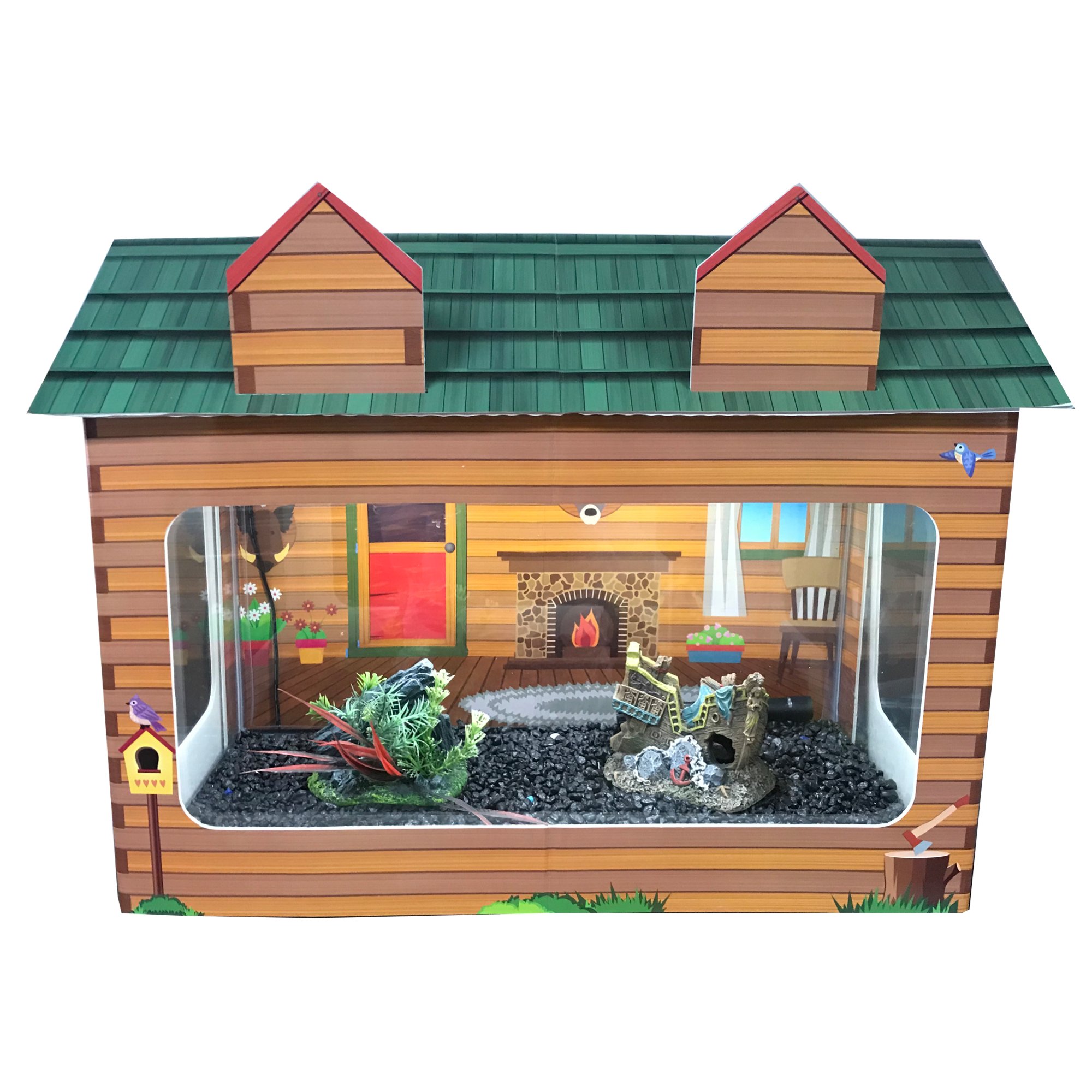 R J Enterprises Cabin Tank House 20 75 L X 12 W X 15 H Petco