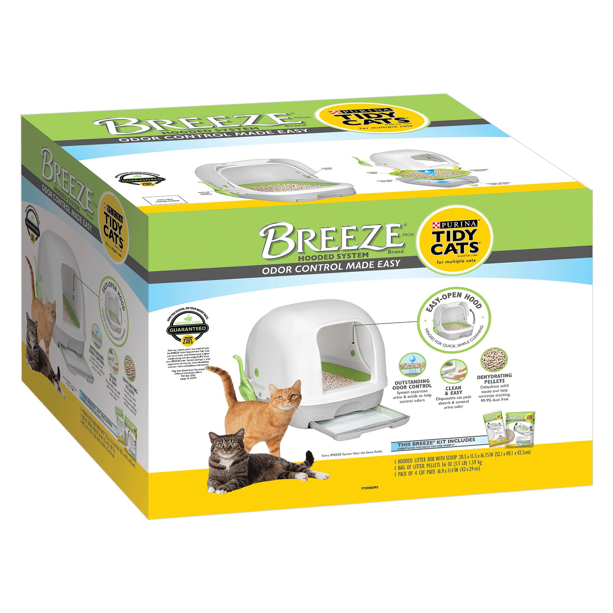 Tidy Cats Breeze Hooded Litter Box System