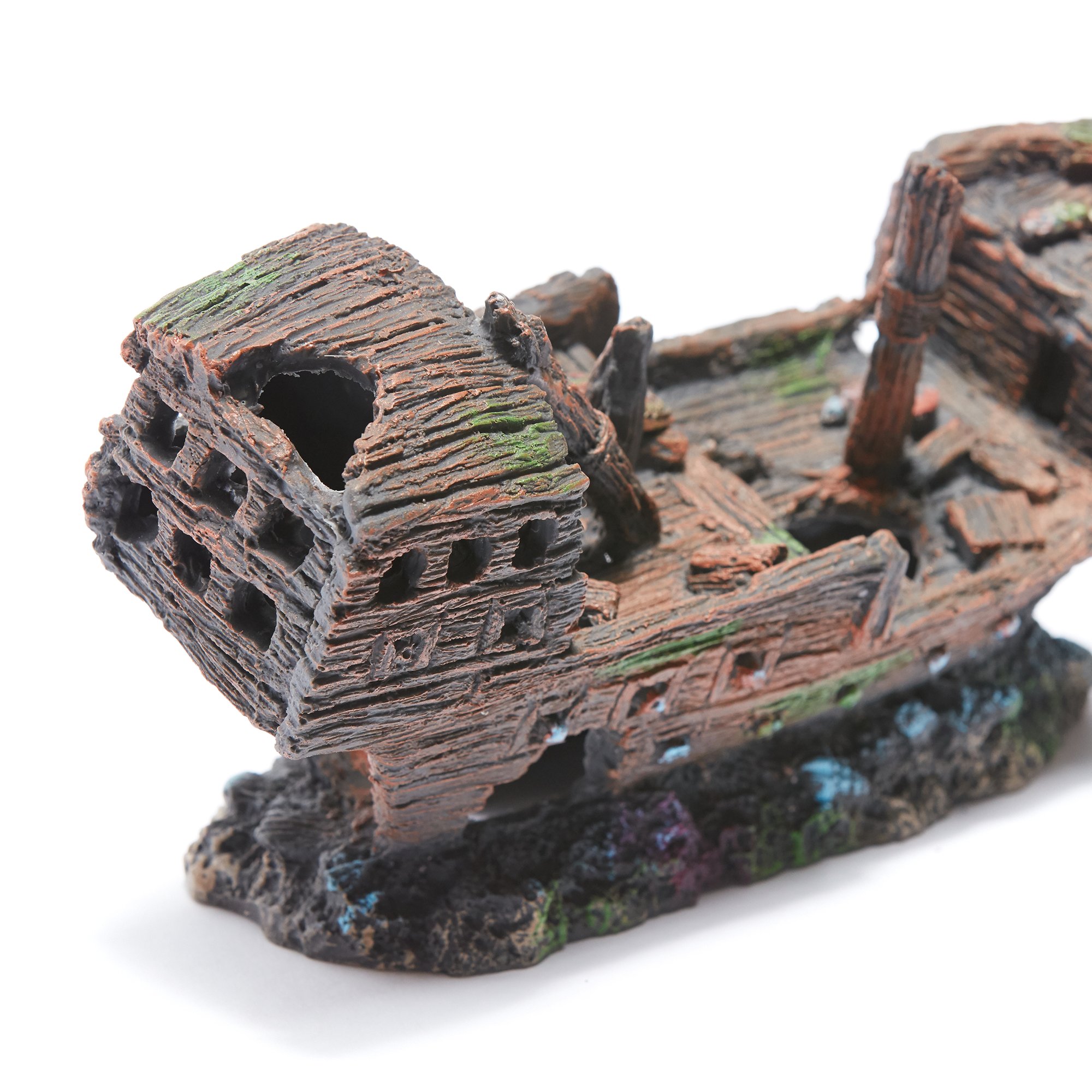 R J Enterprises Sunken Ship Aquarium Decoration Large Petco
