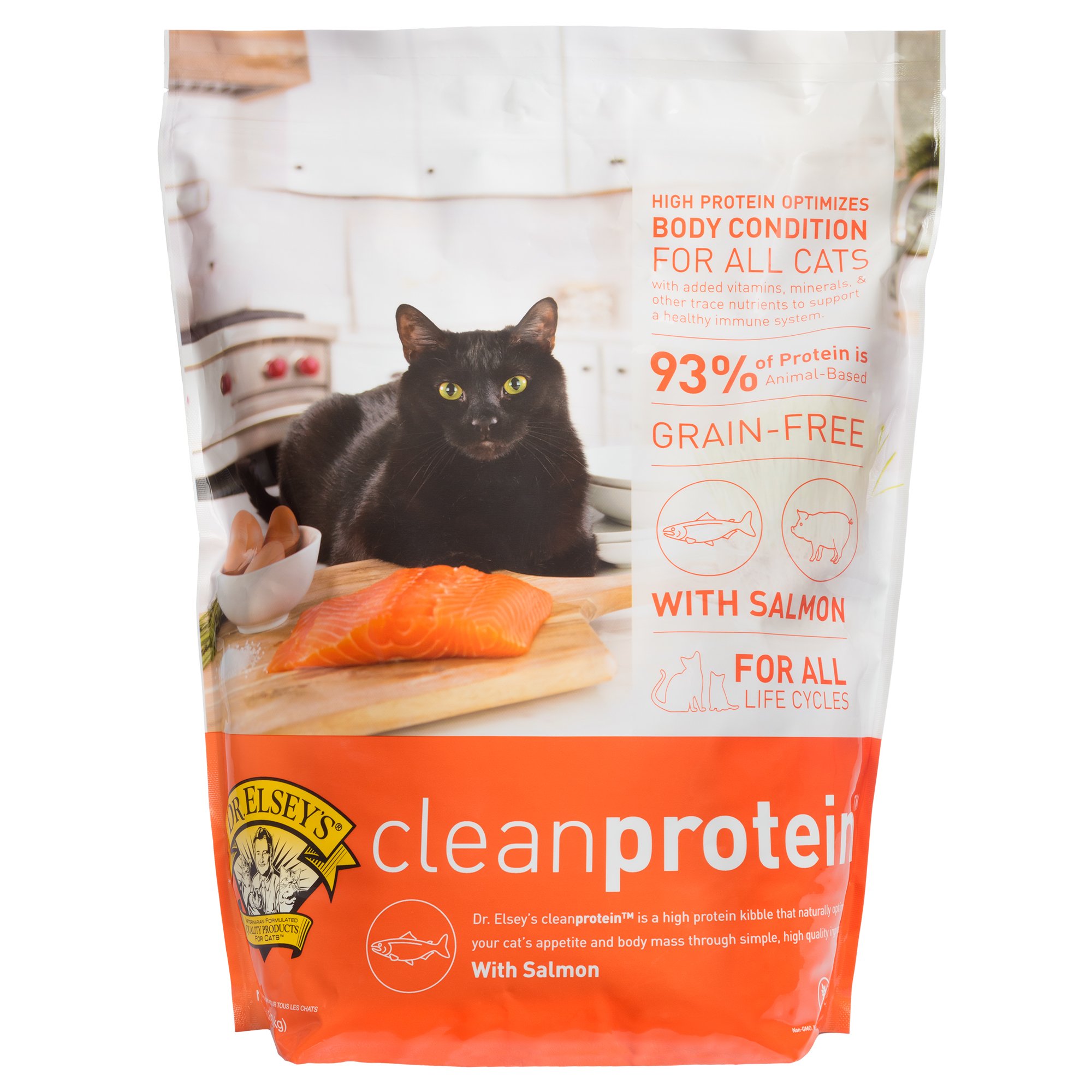 UPC 000338016605 product image for Dr. Elsey's Clean Protein Salmon Dry Food for Cats, 6.6 lbs. | upcitemdb.com