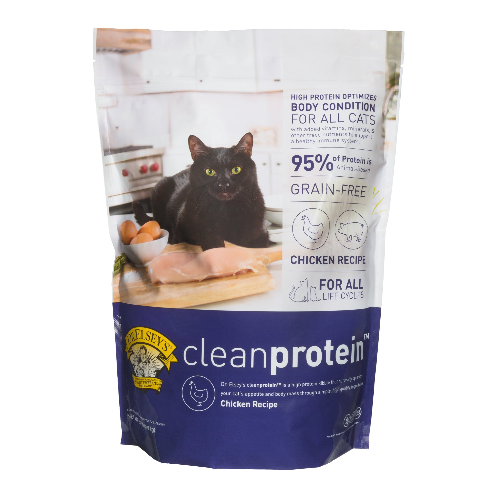 UPC 000338022002 product image for Dr. Elsey's Clean Protein Chicken Dry Food for Cats, 2 lbs. | upcitemdb.com