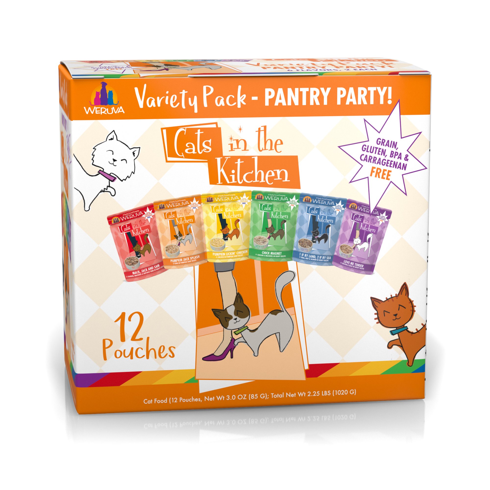 Cats In The Kitchen Pantry Party Variety Pack Wet Cat Food 3 Oz