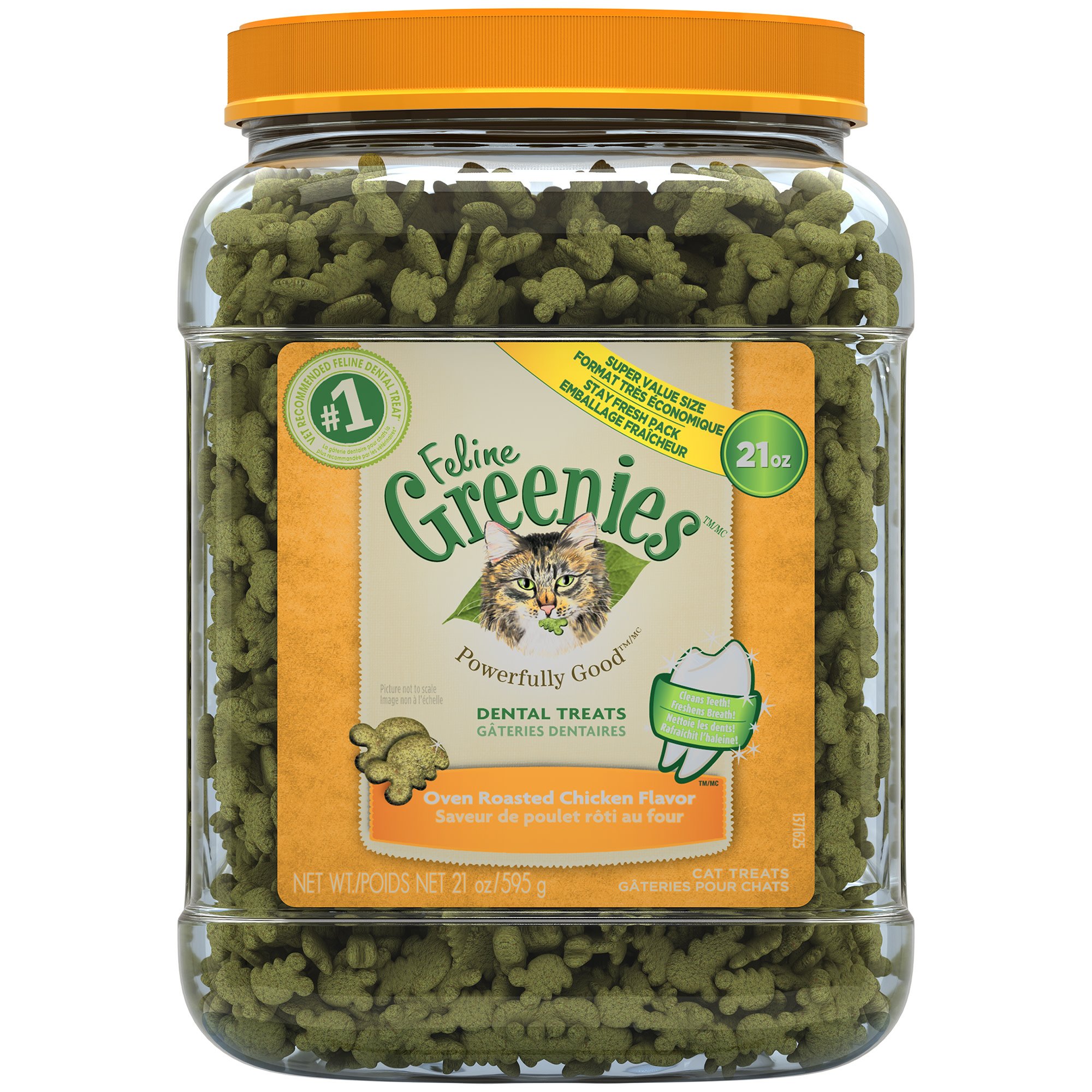 Feline Greenies Oven Roasted Chicken Flavor Dental Cat Treats | Petco