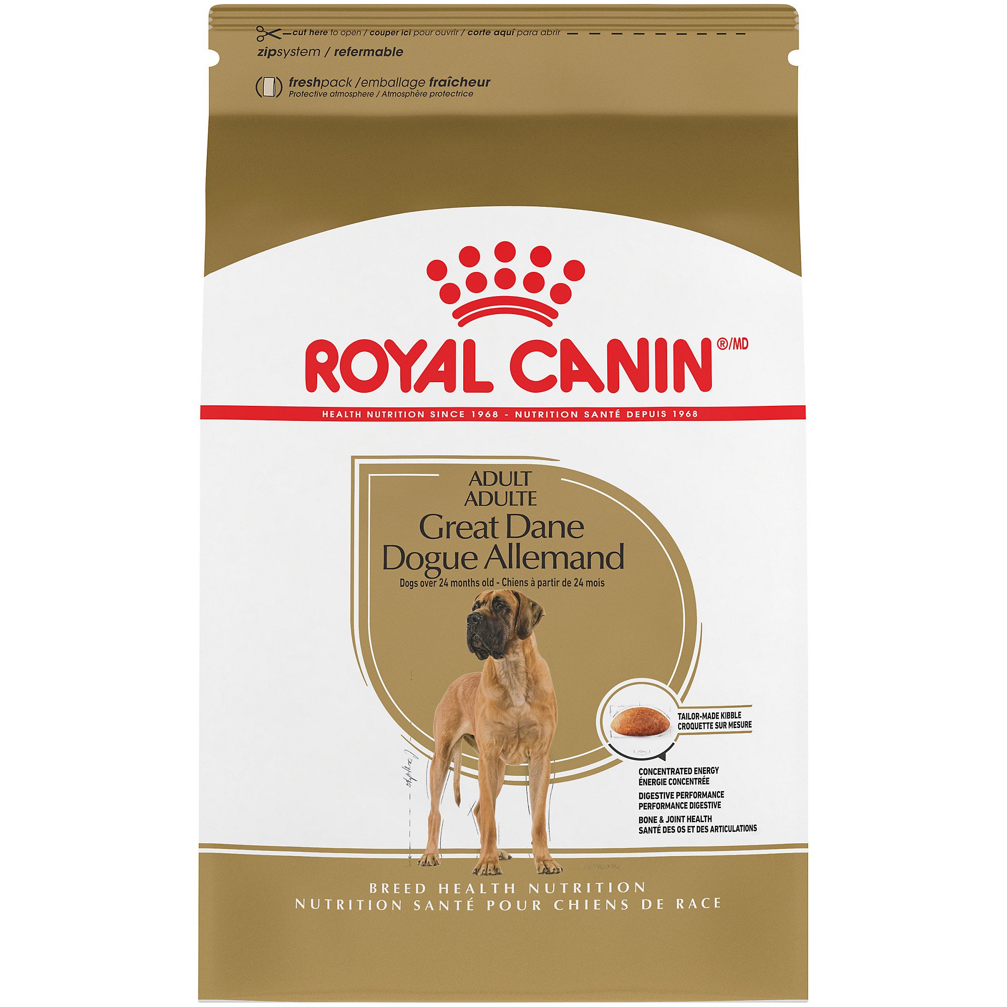 great dane dog food