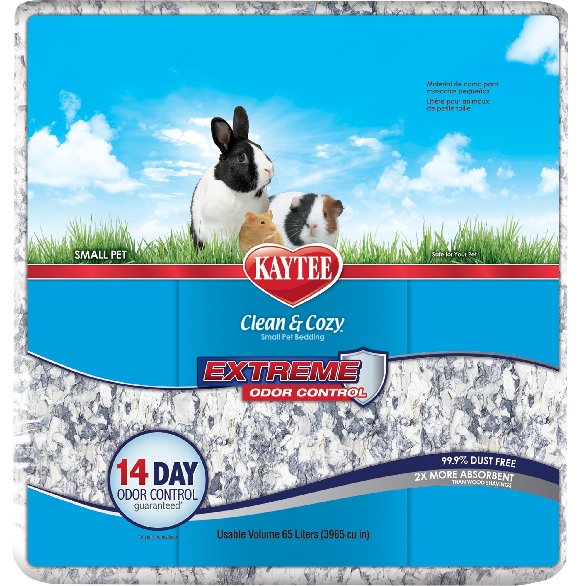 Kaytee Clean And Cozy Extreme Odor Control Bedding 65 Liters 3965