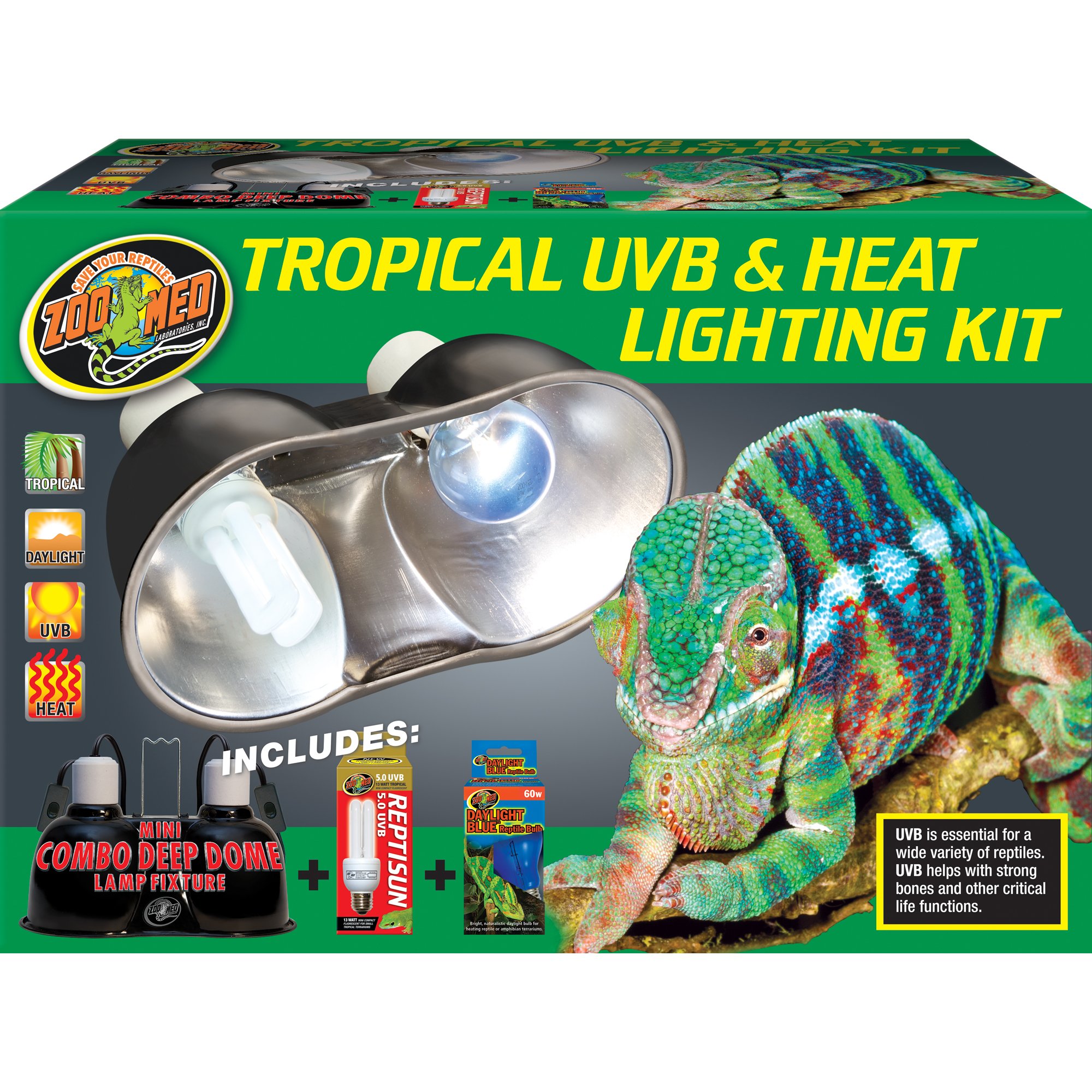 dual heat lamp for reptiles