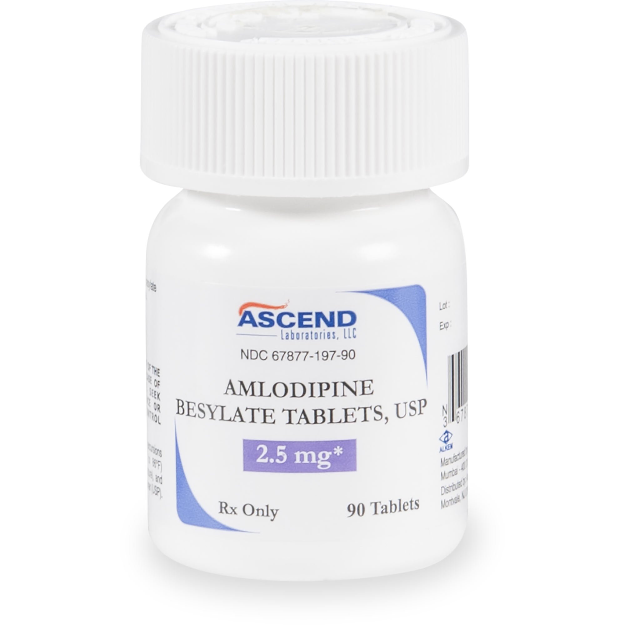 Amlodipine Besylate 2.5 mg Tablets | Petco