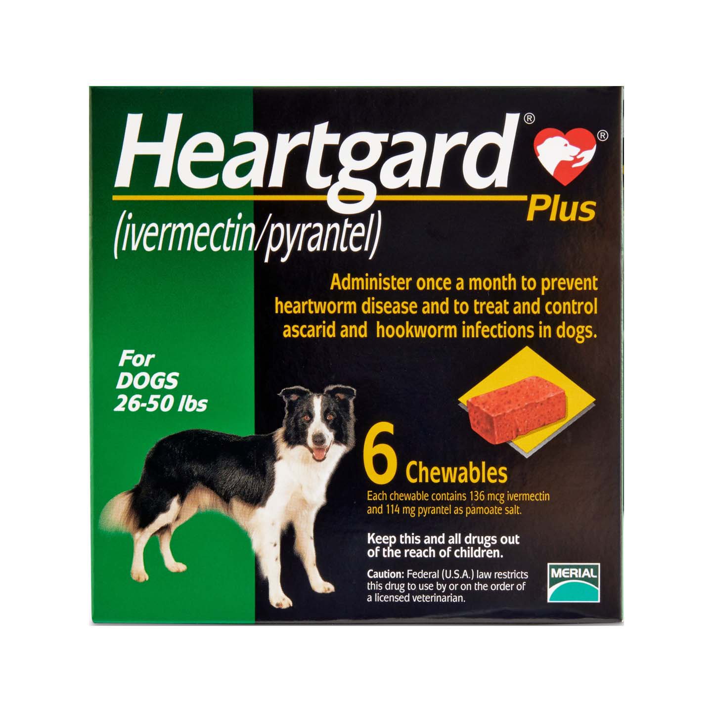 Heartgard Plus Chewables for Dogs 26 to 50 lbs. | Petco