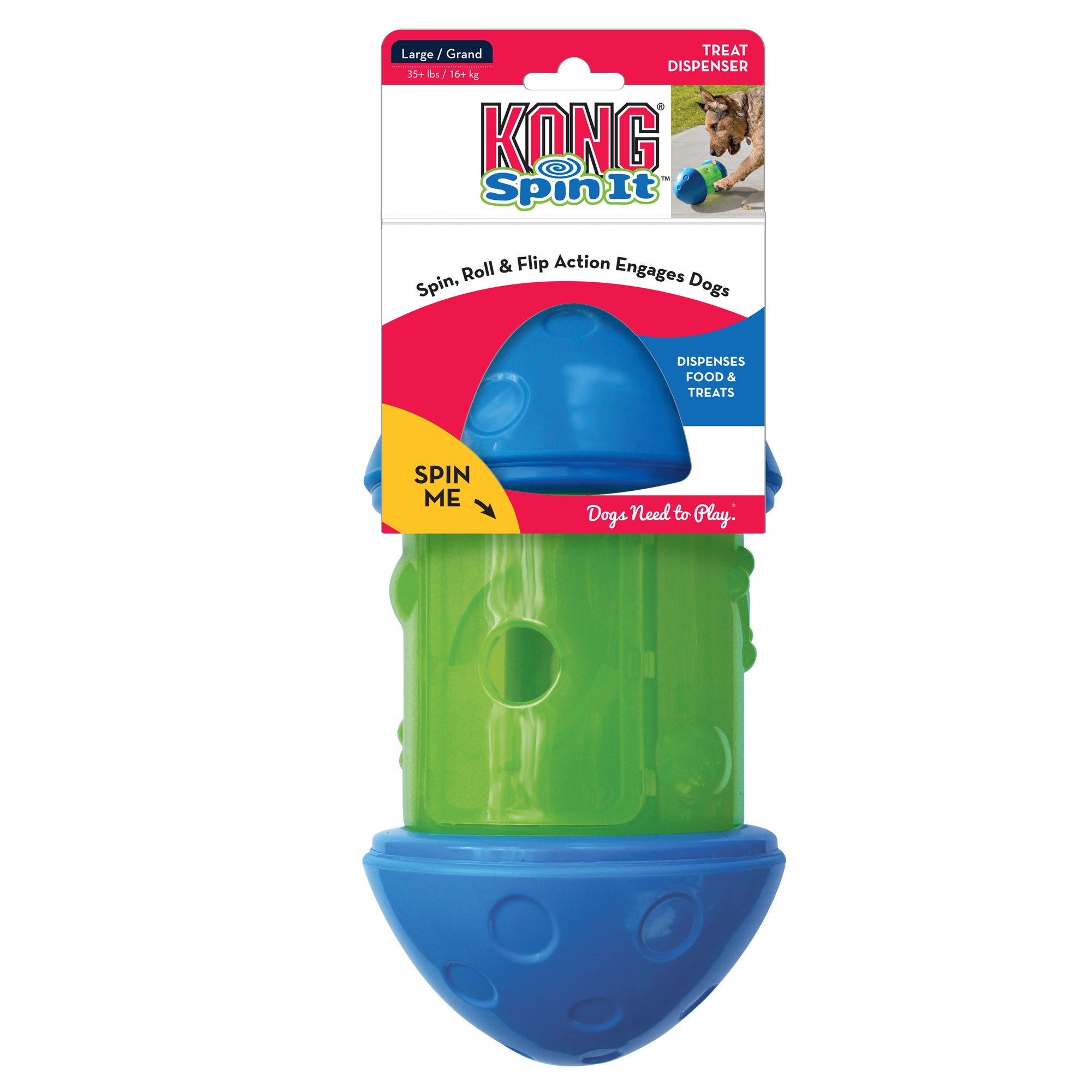 Kong Spin It Treat Dog Toys Large Petco