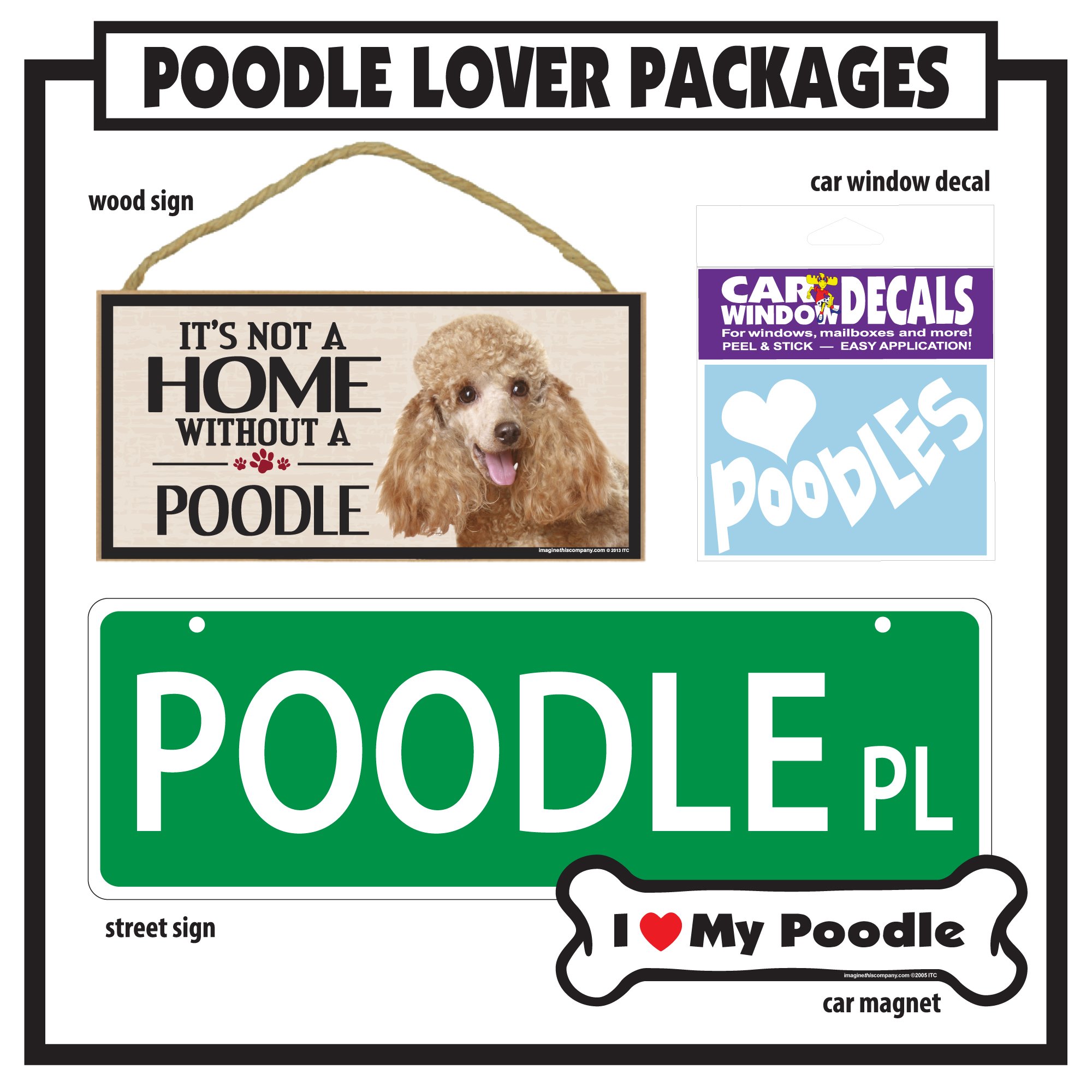 Imagine This Poodle Gift Package - 