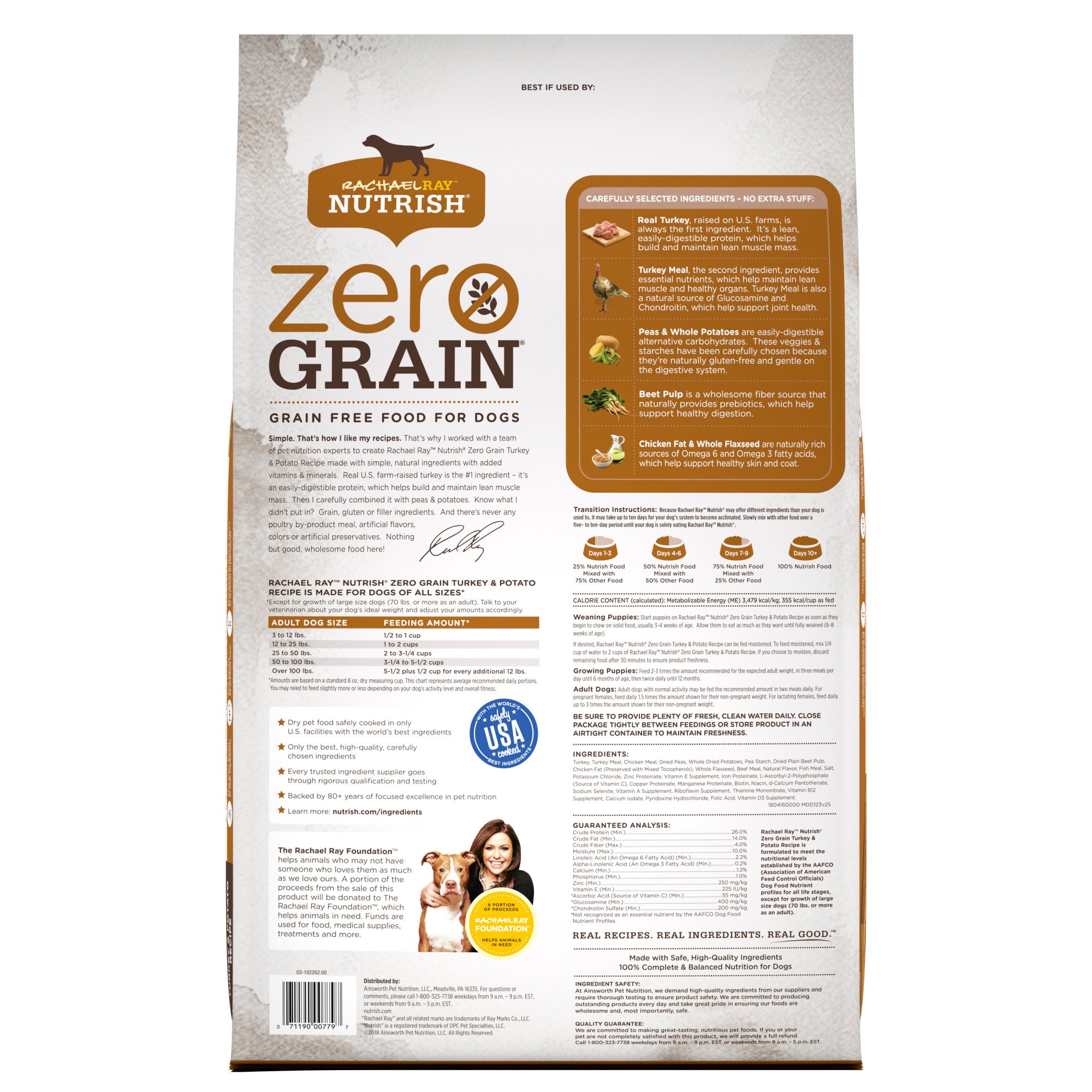 rachael ray nutrish zero grain natural dry dog food