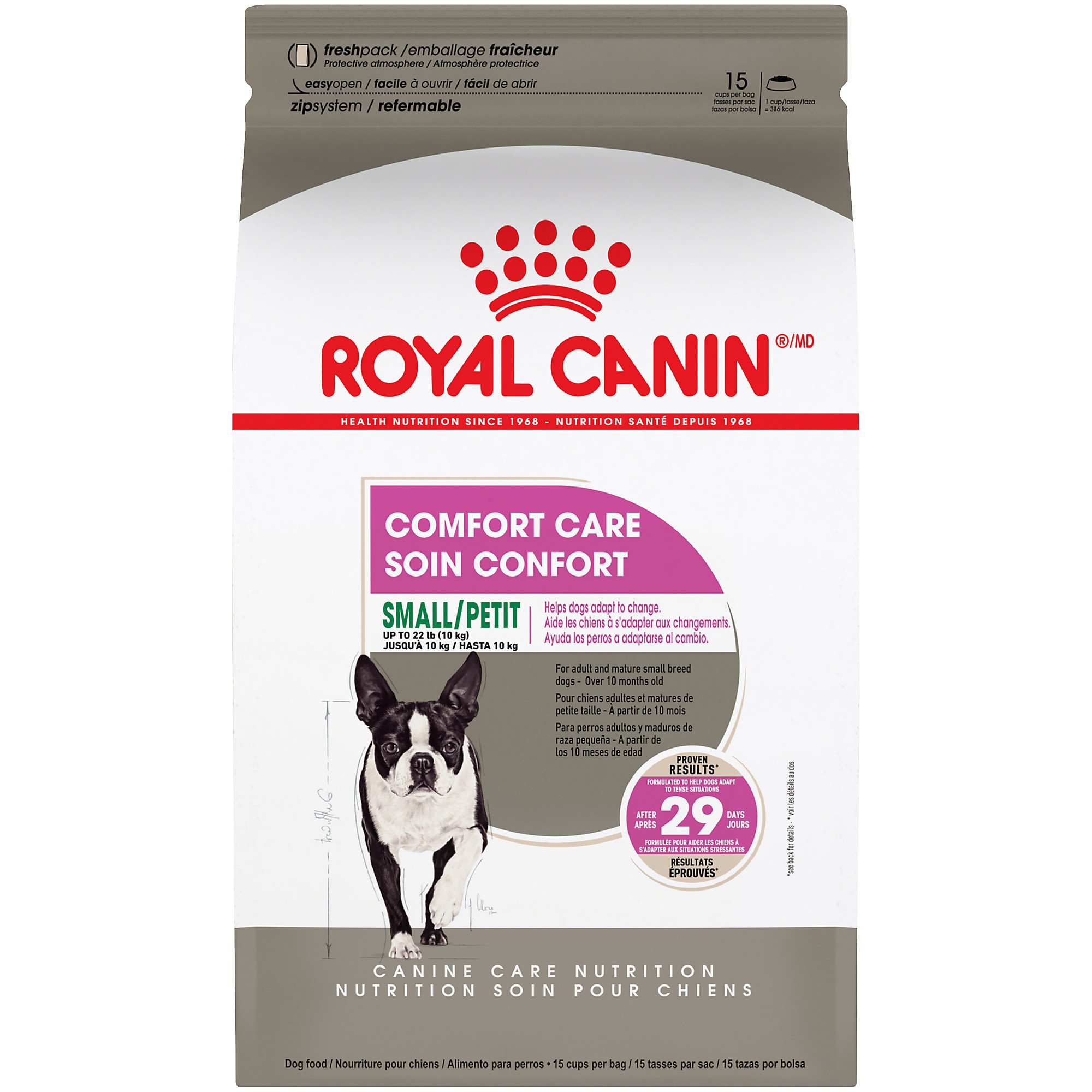 Royal Canin Small Comfort Care Dry Dog Food For Nervous Dogs 17 Lbs