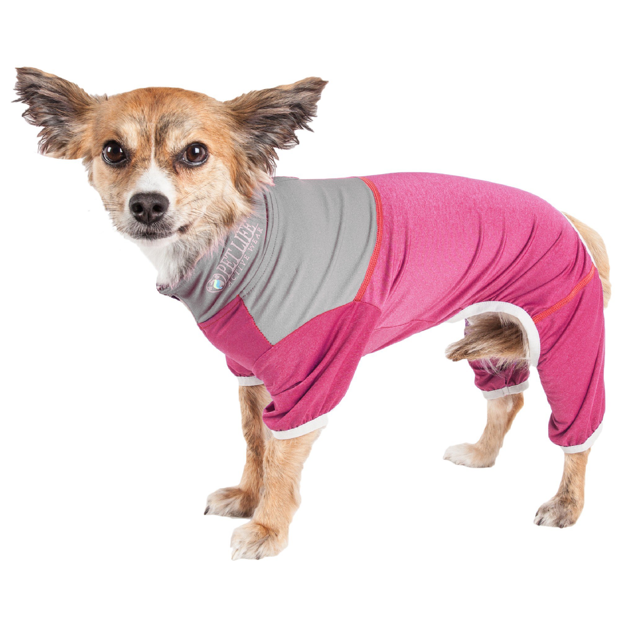 pink dog sweater large