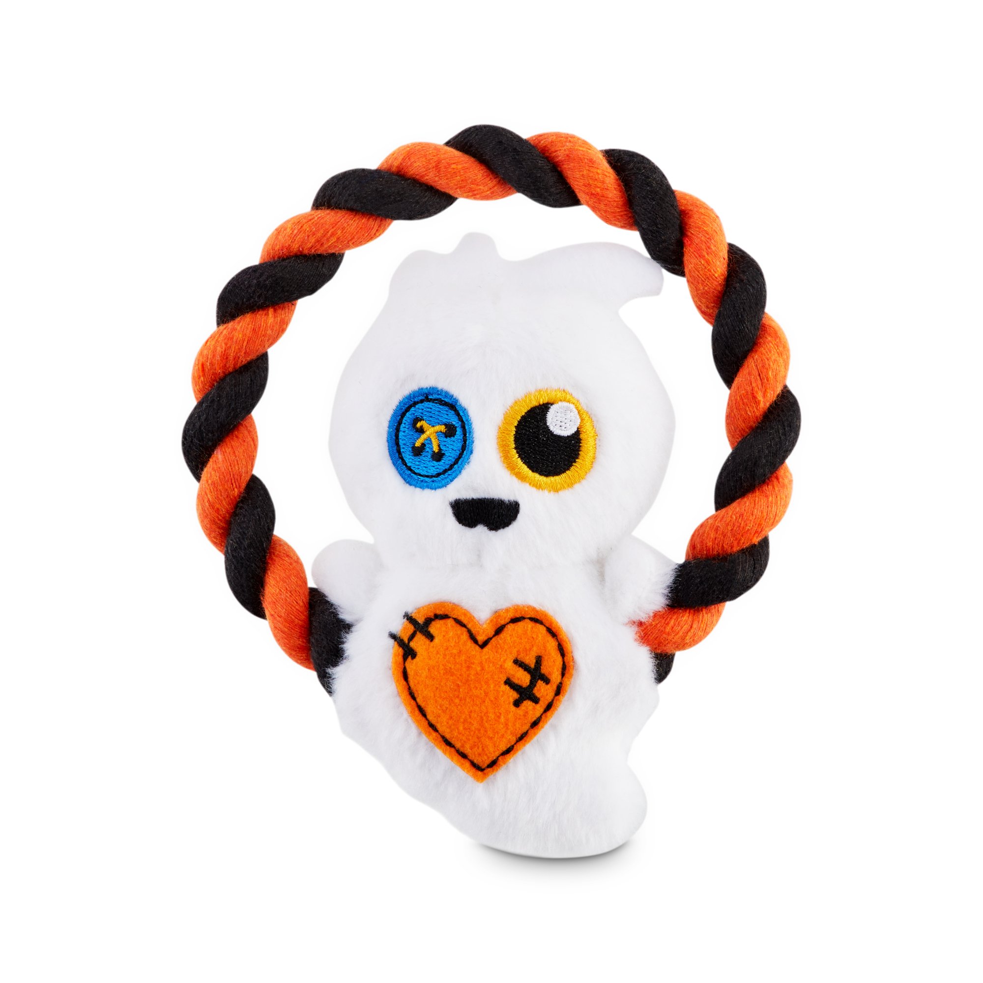 Bootique Don T Ghost Me Plush Dog Toy With Rope Handle Petco