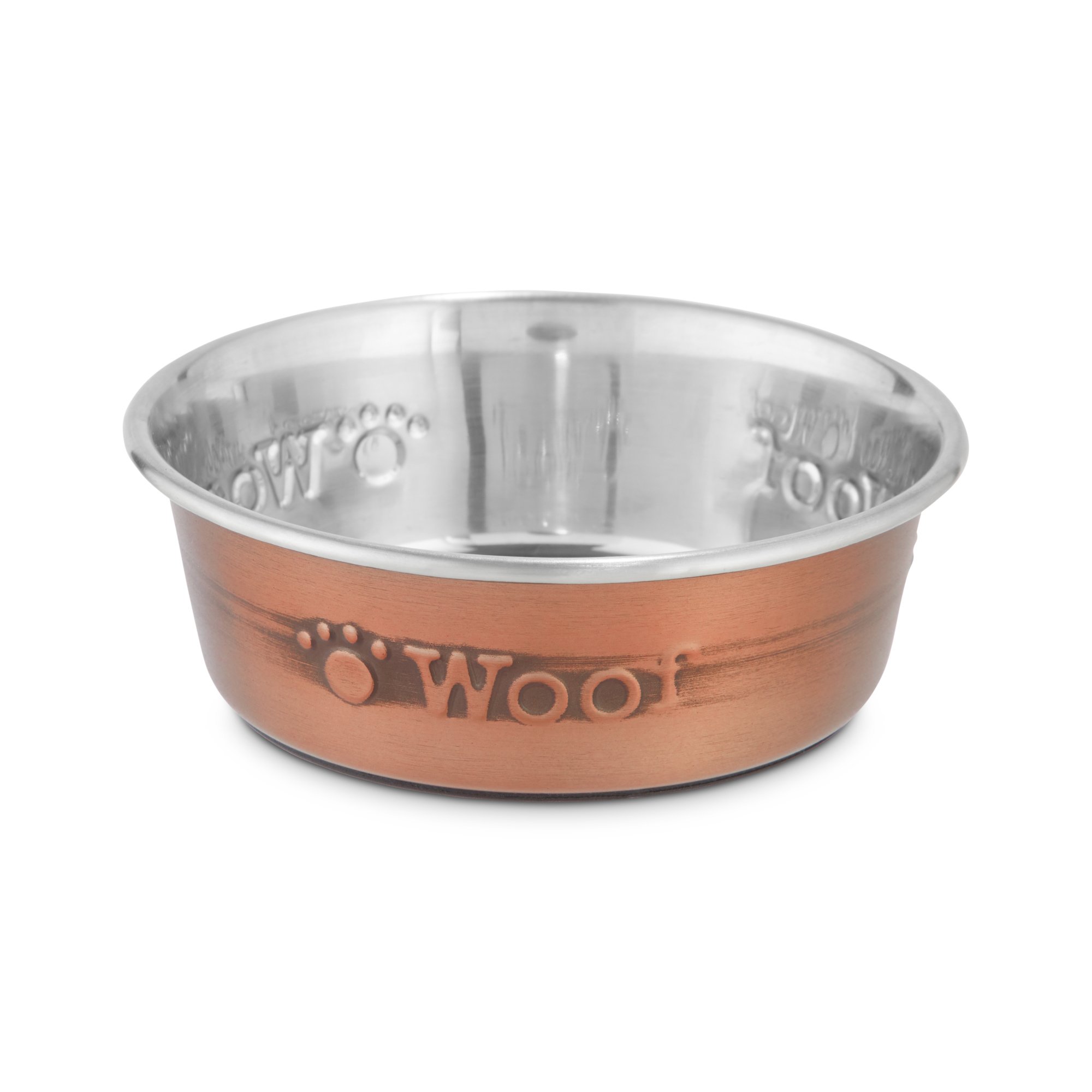 copper dog bowl