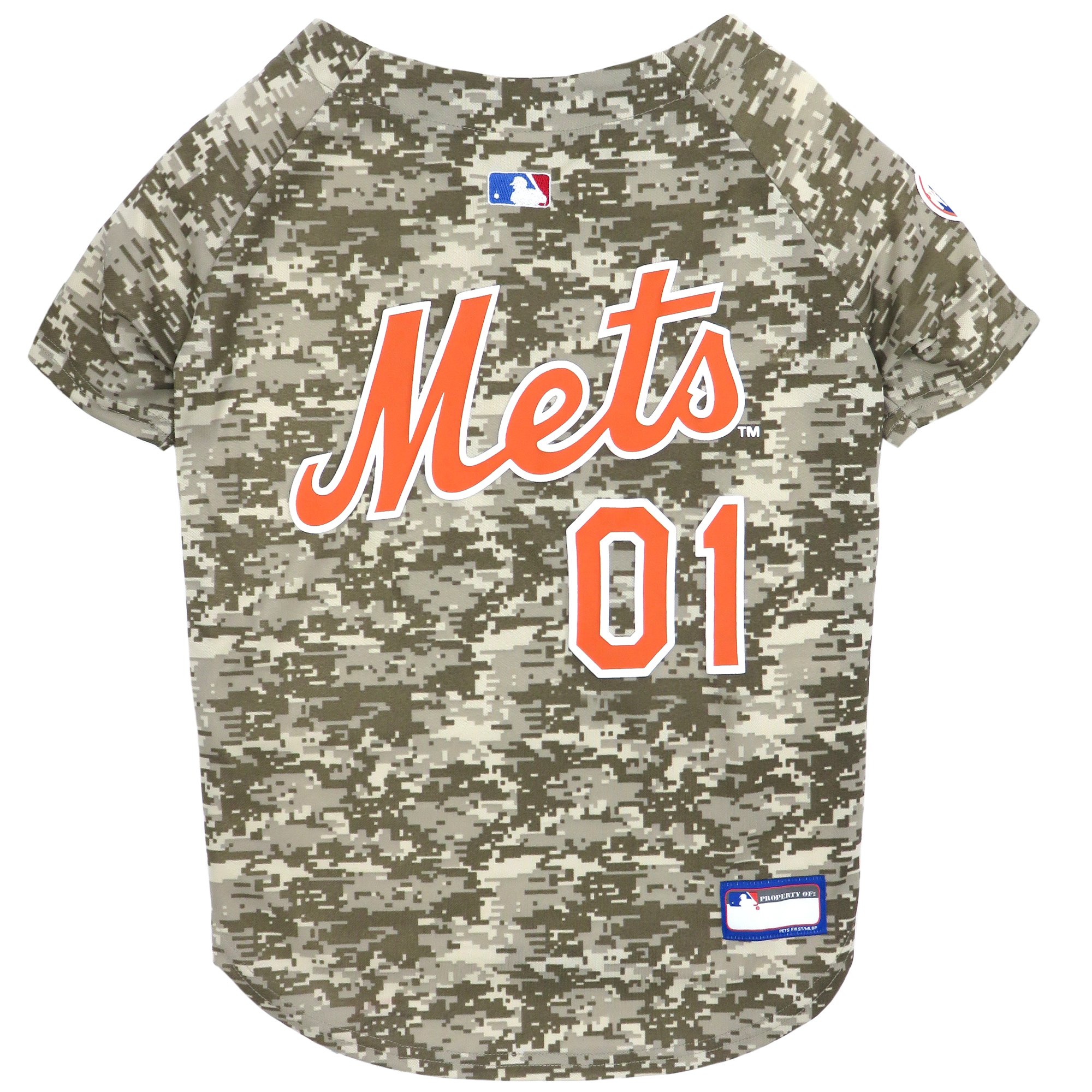 Pets First New York Mets Camo Dog 