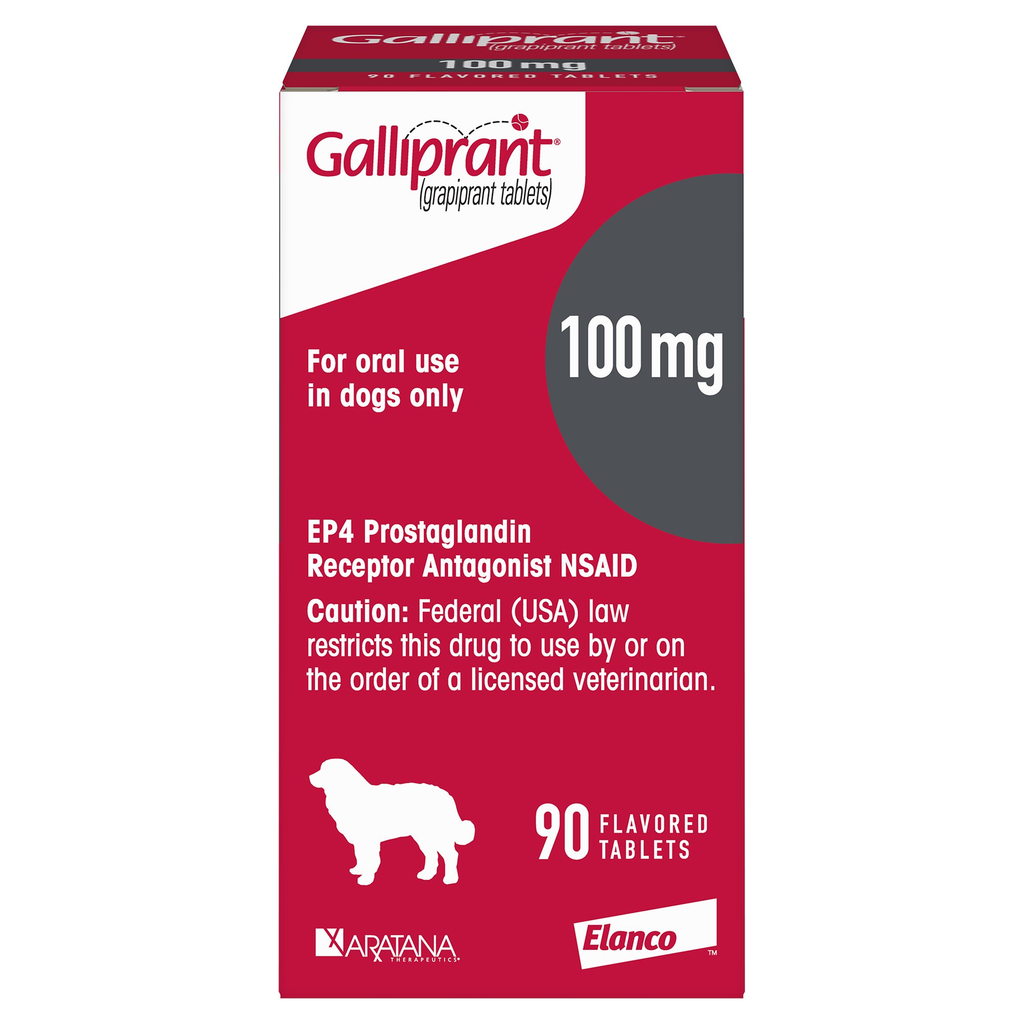 Galliprant 100 mg Flavored Tablets for Dogs | Petco