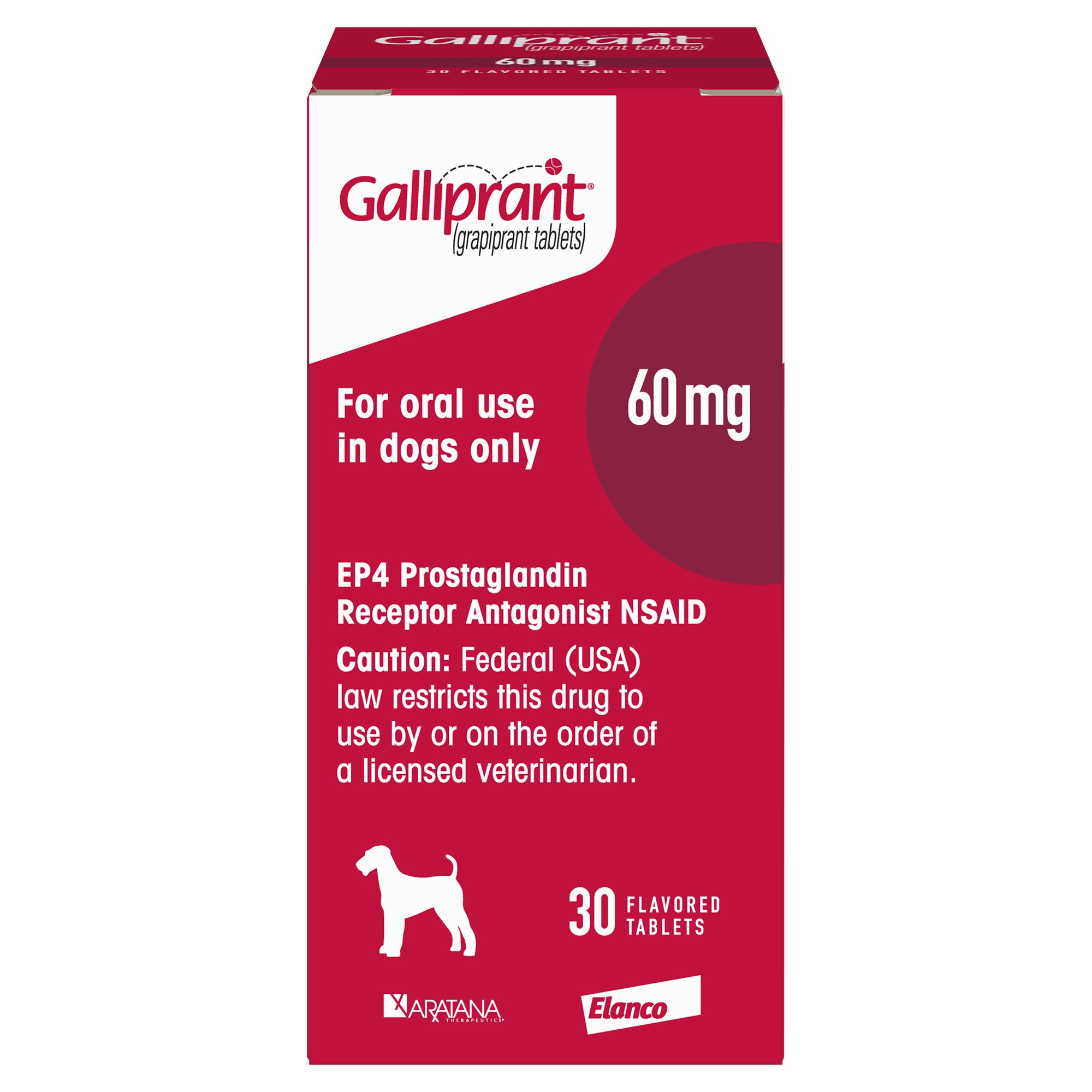 Galliprant 60 Mg Flavored Tablets For Dogs 30 Count