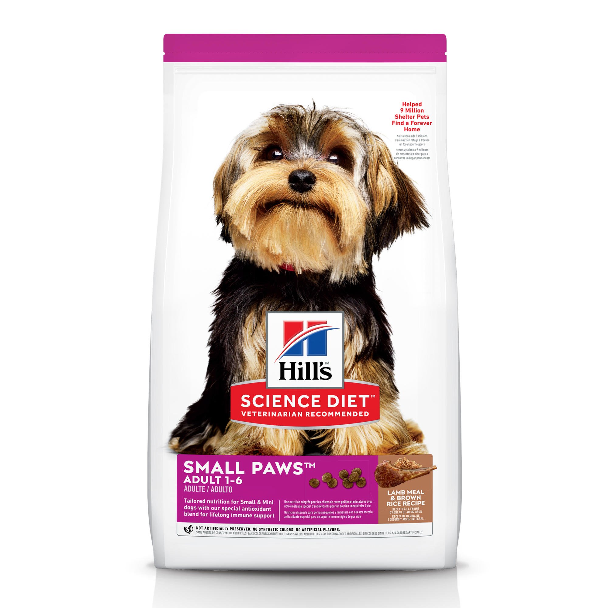 Hills Science Diet Adult Small Paws Lamb Meal Brown Rice Recipe Dry Dog Food Petco