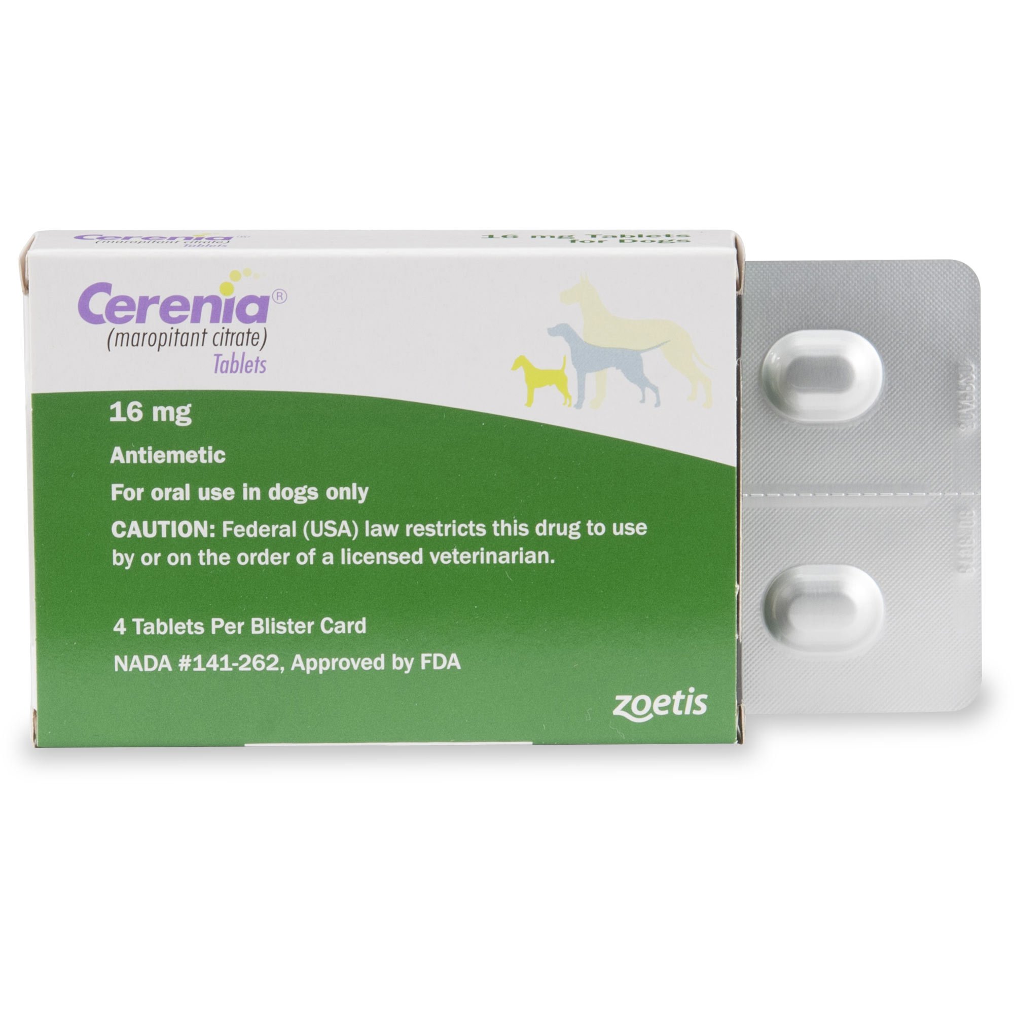 Cerenia 16 mg Tablets, 4 Count | Petco