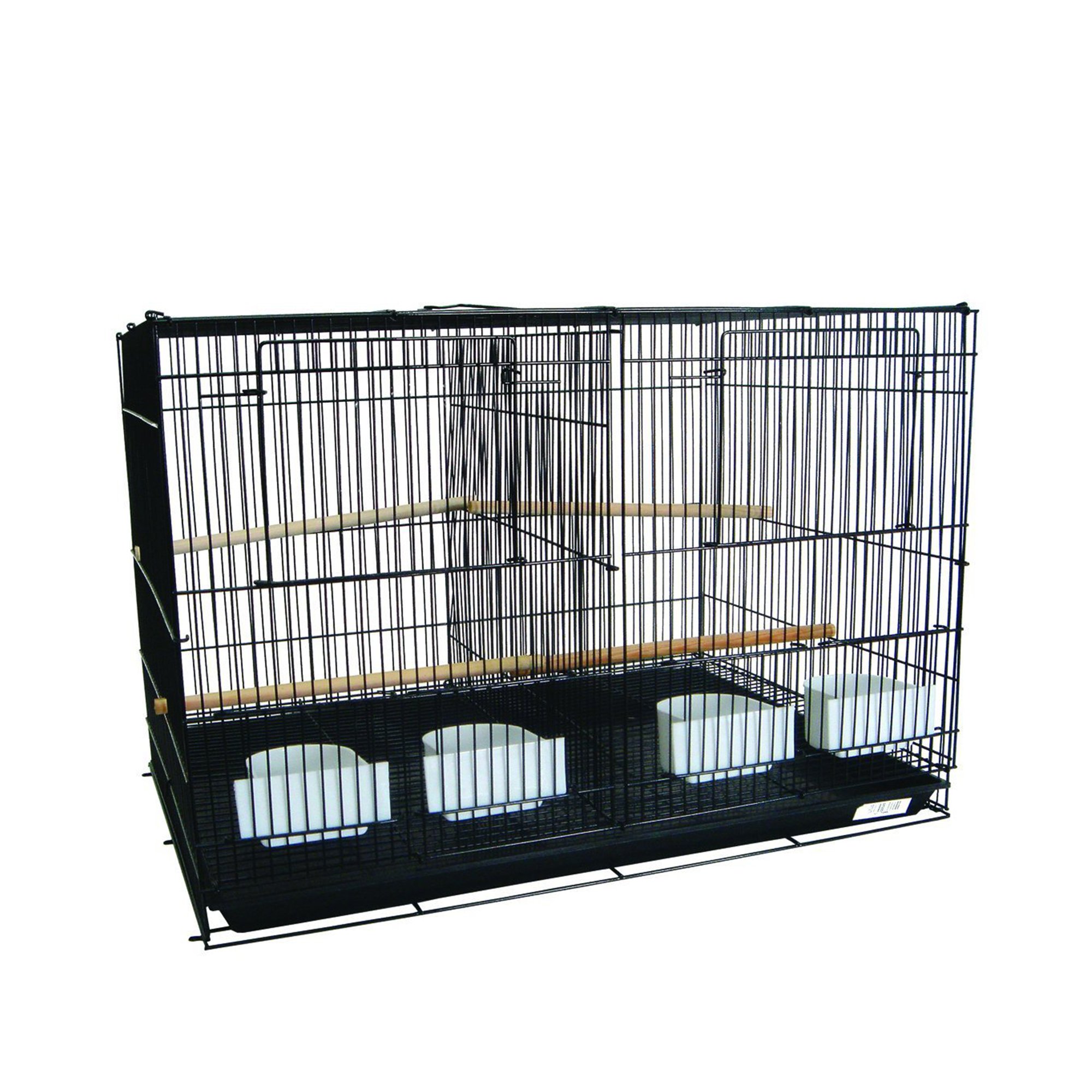 YML Breeding Black Cages with Divider, Small | Petco